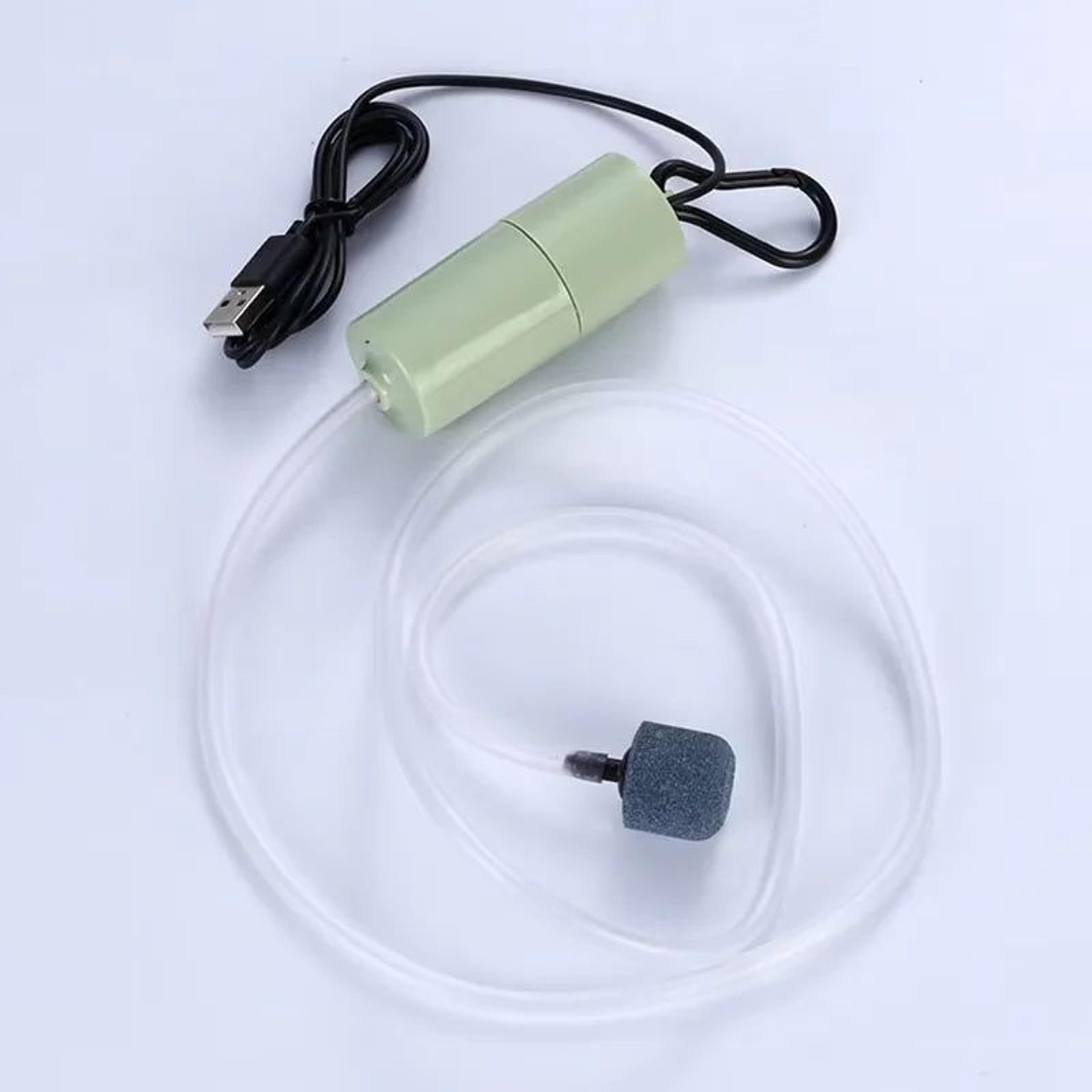 Portable USB Aquarium Air Pump  Quiet Mini Fish Tank Oxygen Aerator 6