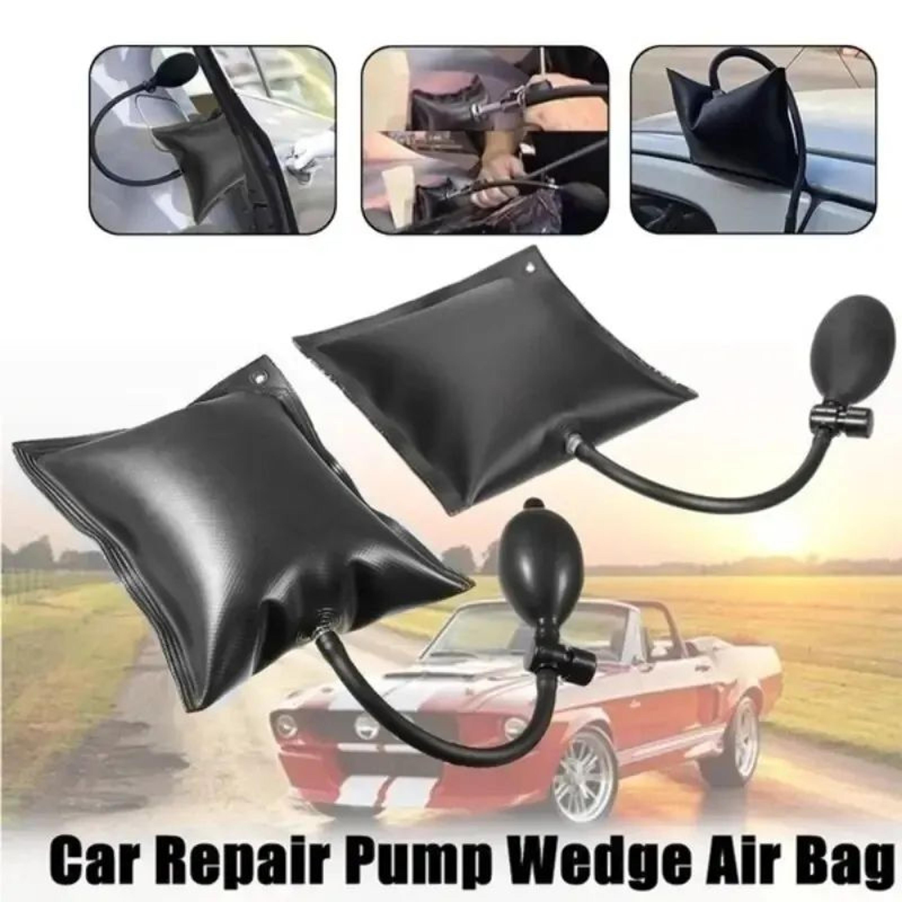 adjustable car door air wedge pump for repair and precision positioning