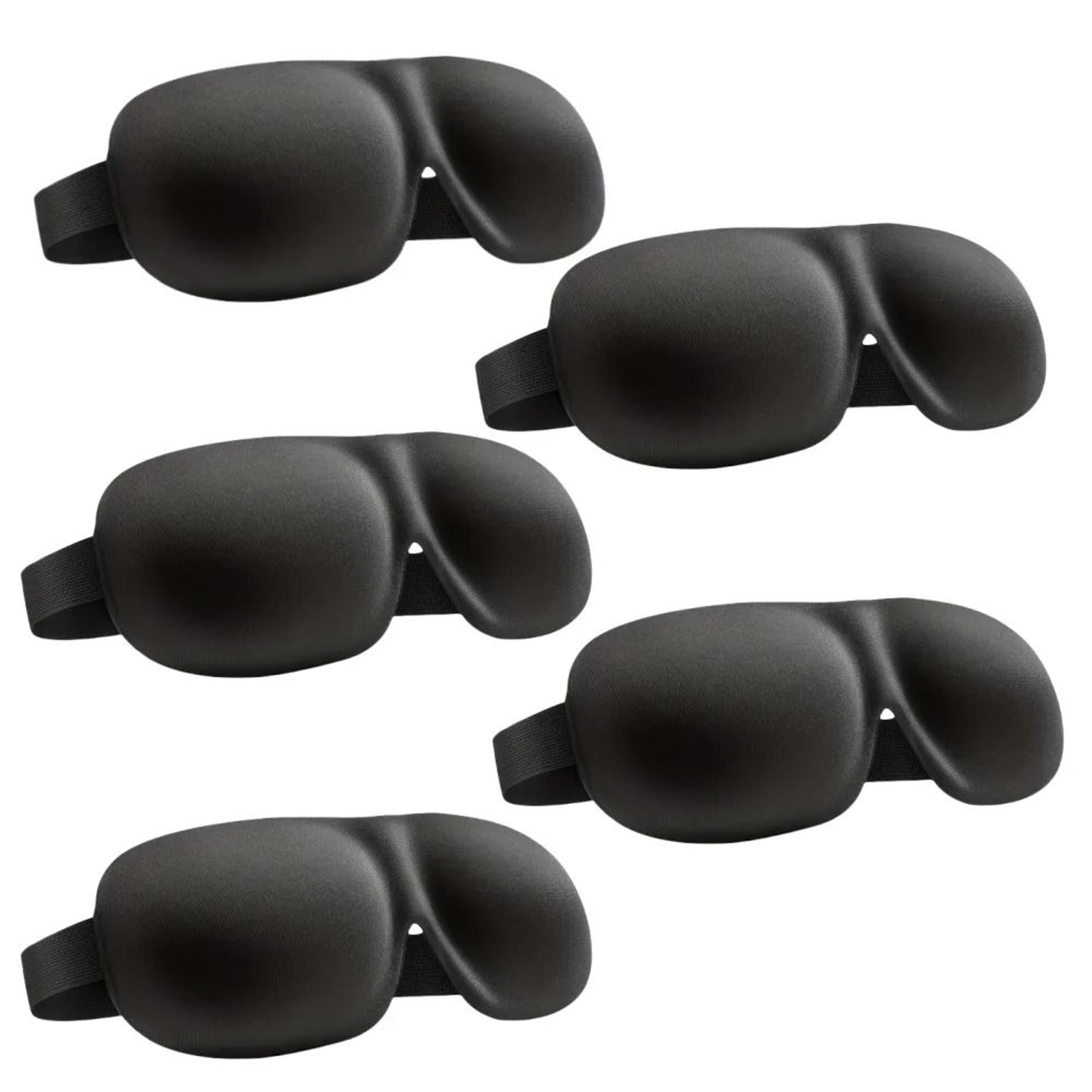 3D Contoured Blackout Sleep Mask  Light Blocking Breathable Eye Mask For Travel And Rest 11
