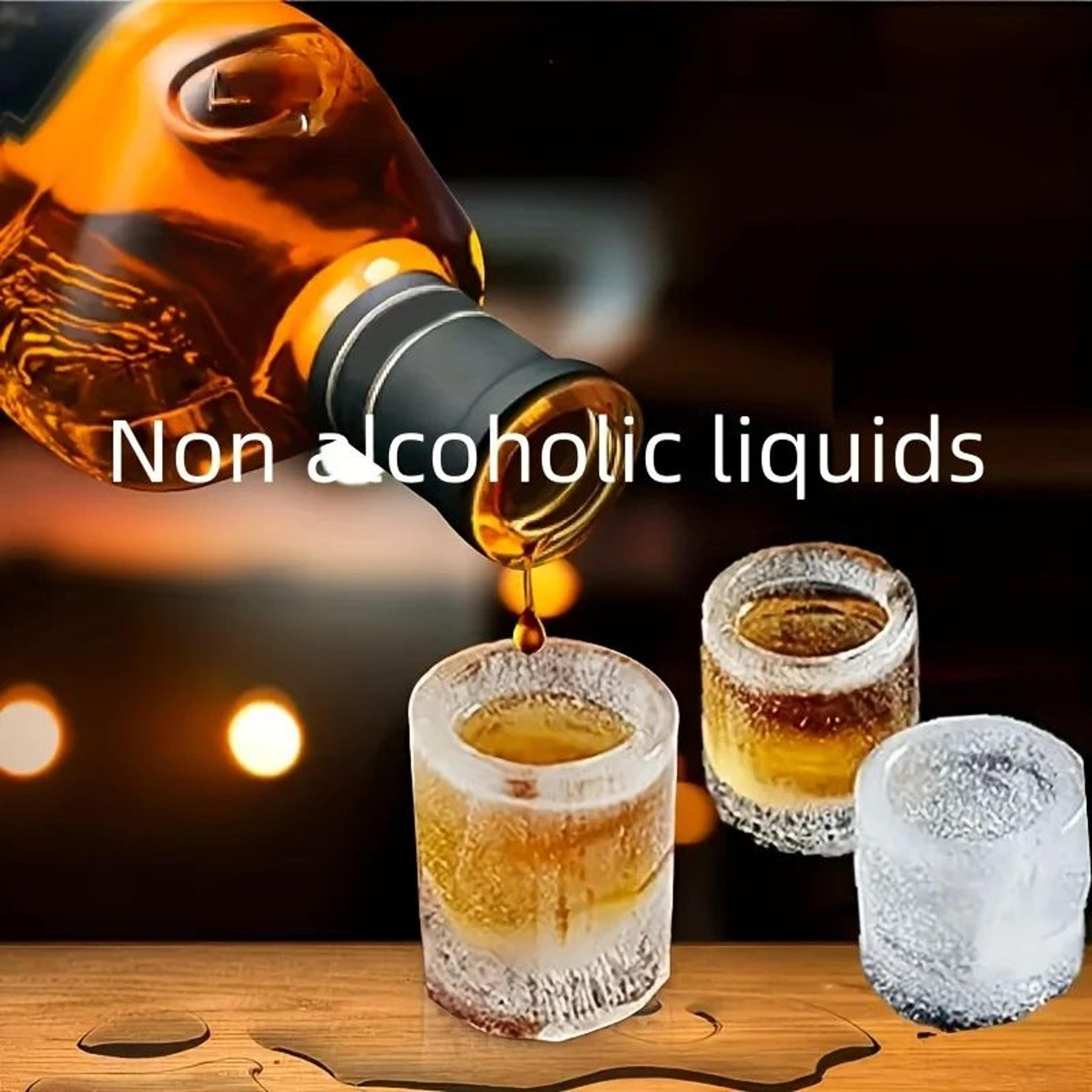Four Hole Silicone Ice Cube Mold Round Cup Ice Maker For Whiskey And Cocktails 4