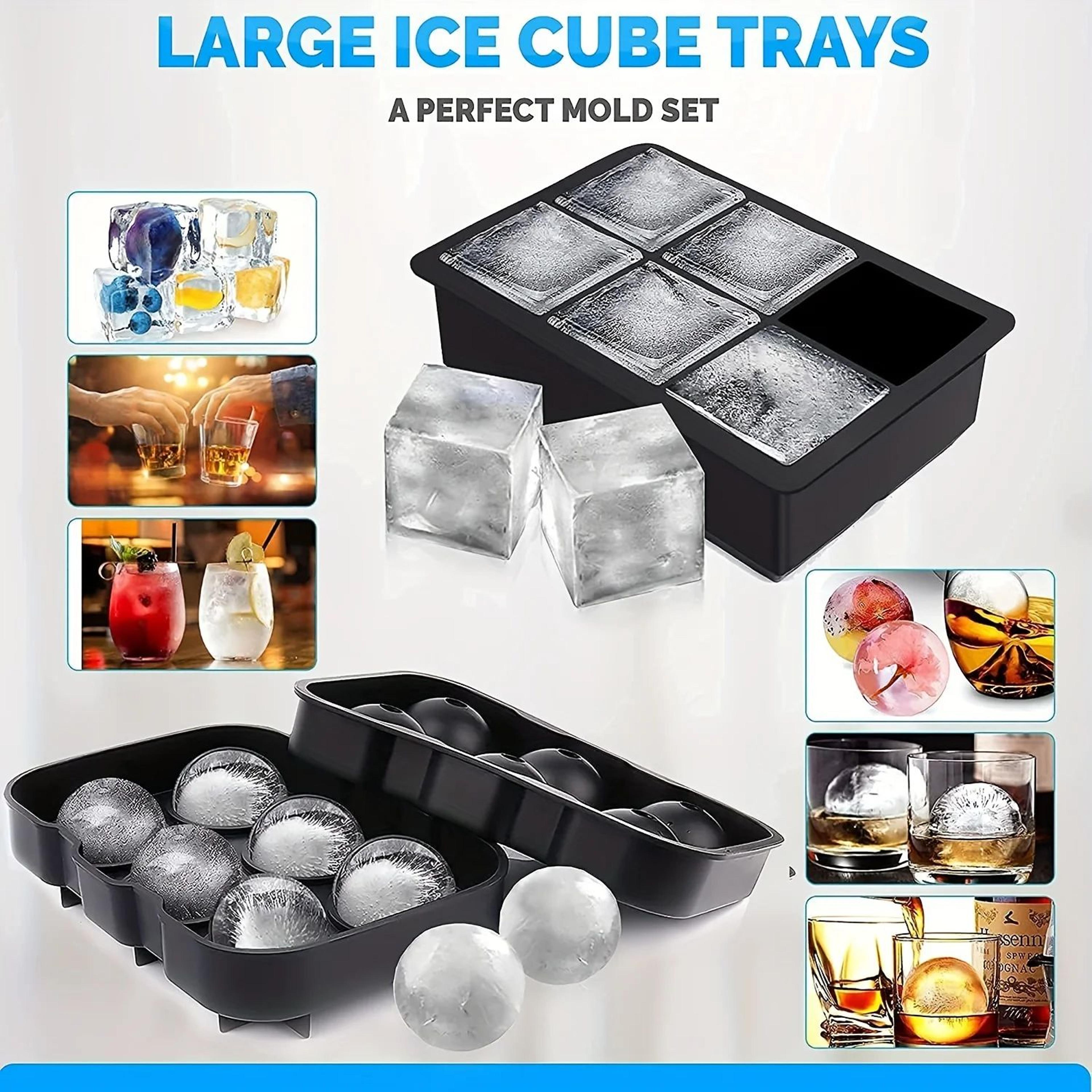 Unique Shape Silicone Ice Cube Mold For Cocktails Whiskey And Party Drinks 3