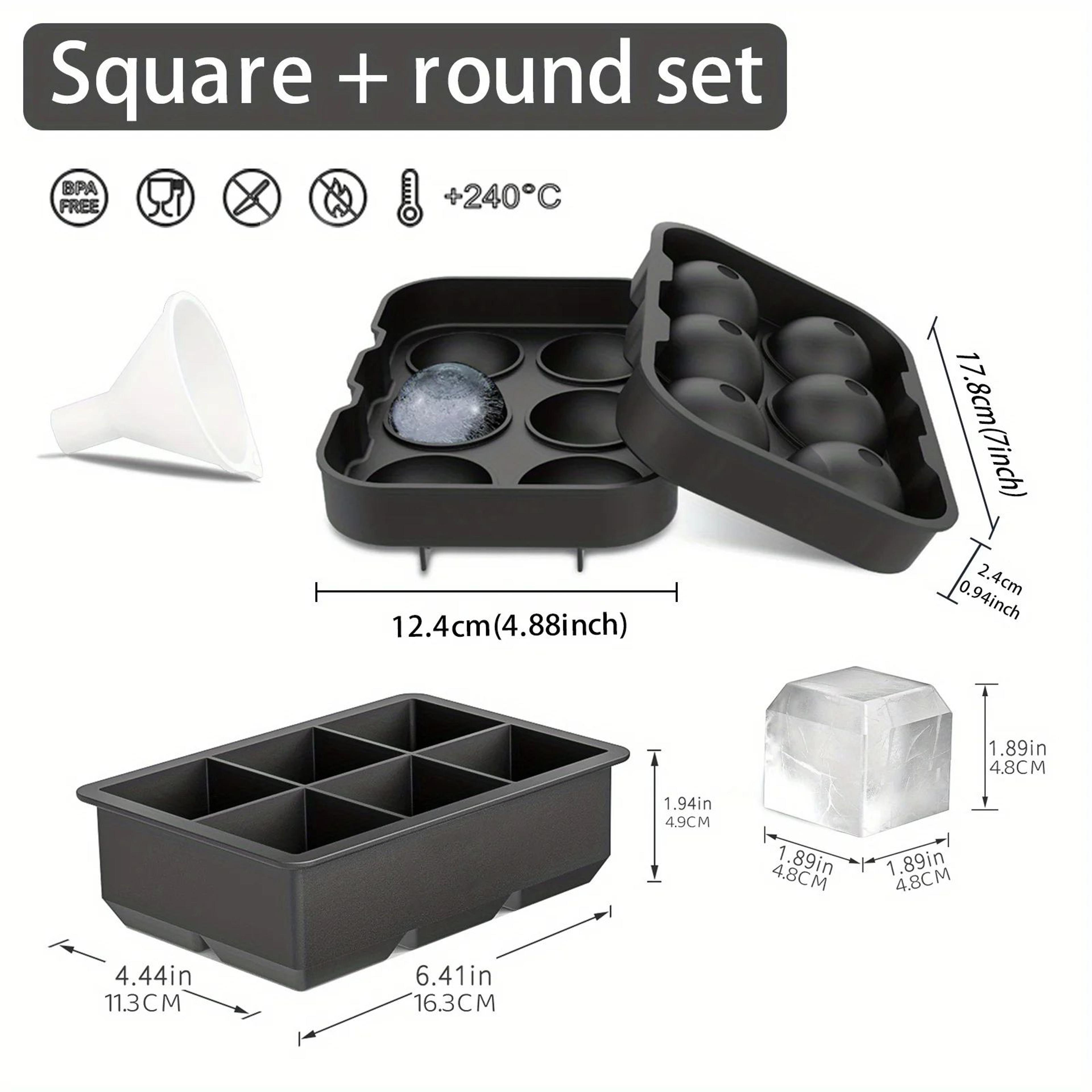 Unique Shape Silicone Ice Cube Mold For Cocktails Whiskey And Party Drinks 11
