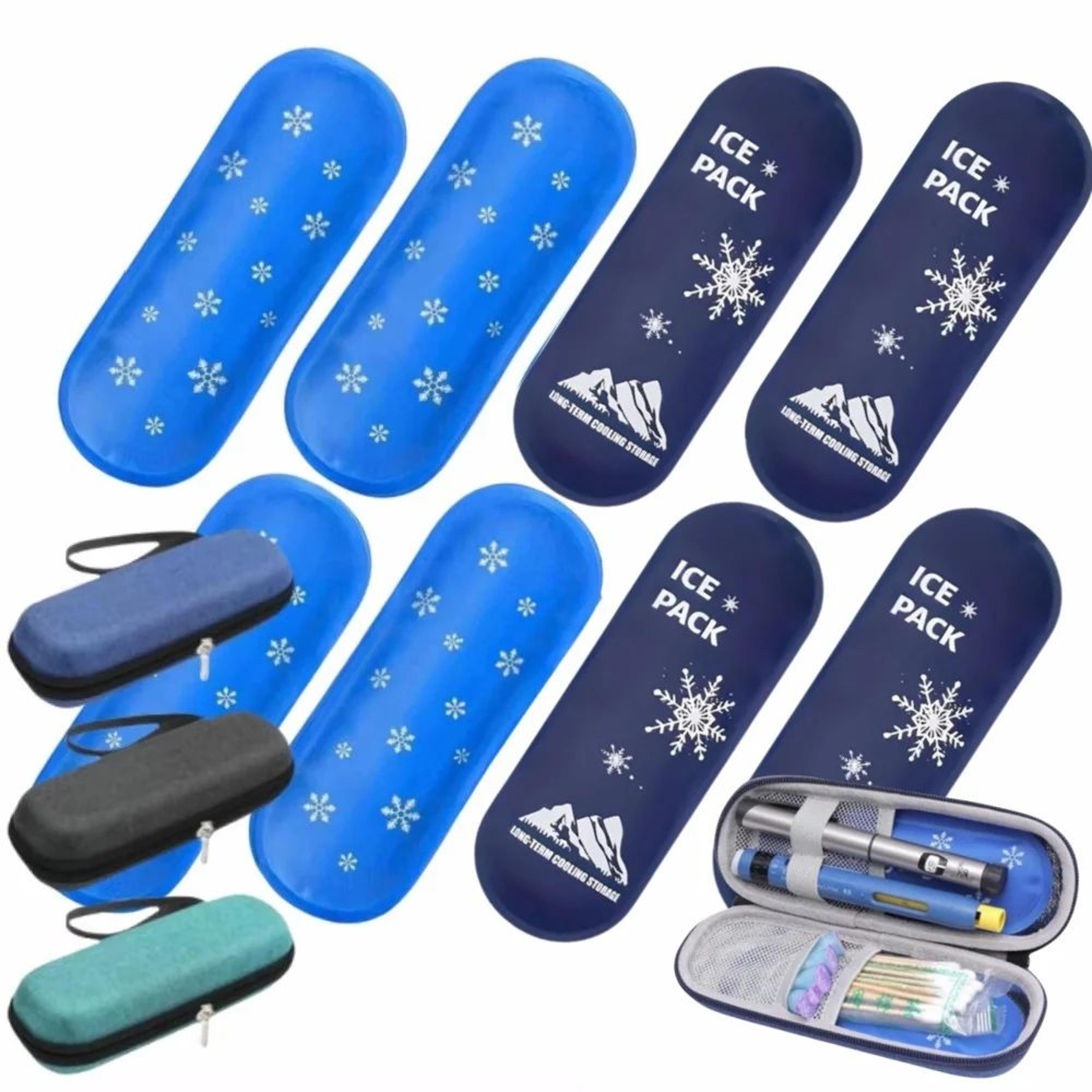 reusable insulin gel ice pack for medicine storage and travel
