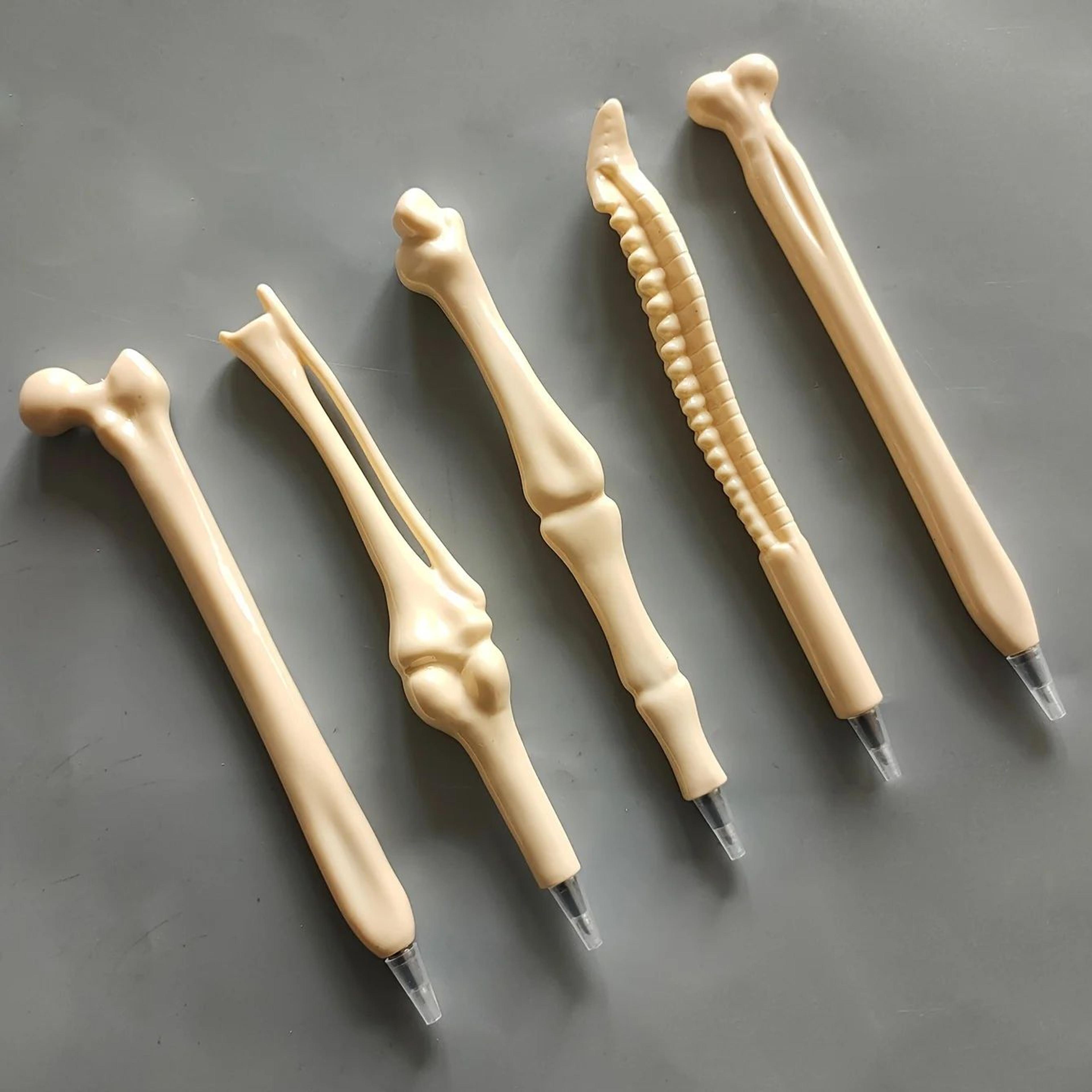 5PCS Bone Shaped Ballpoint Pens  Novelty Medical Pens For Nurses And Doctors 3