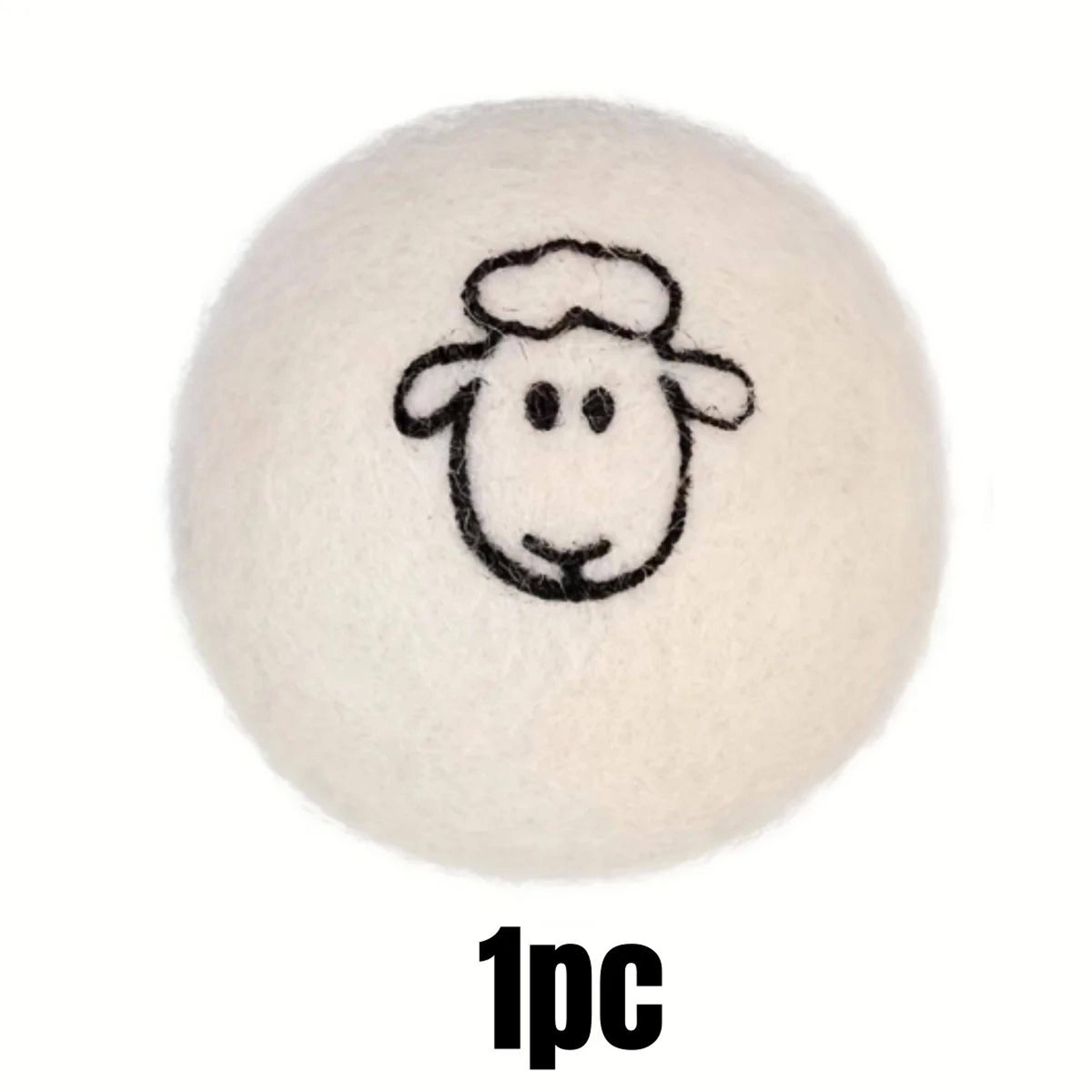 Reusable Wool Dryer Balls  Natural Fabric Softener And Wrinkle Reducer 8