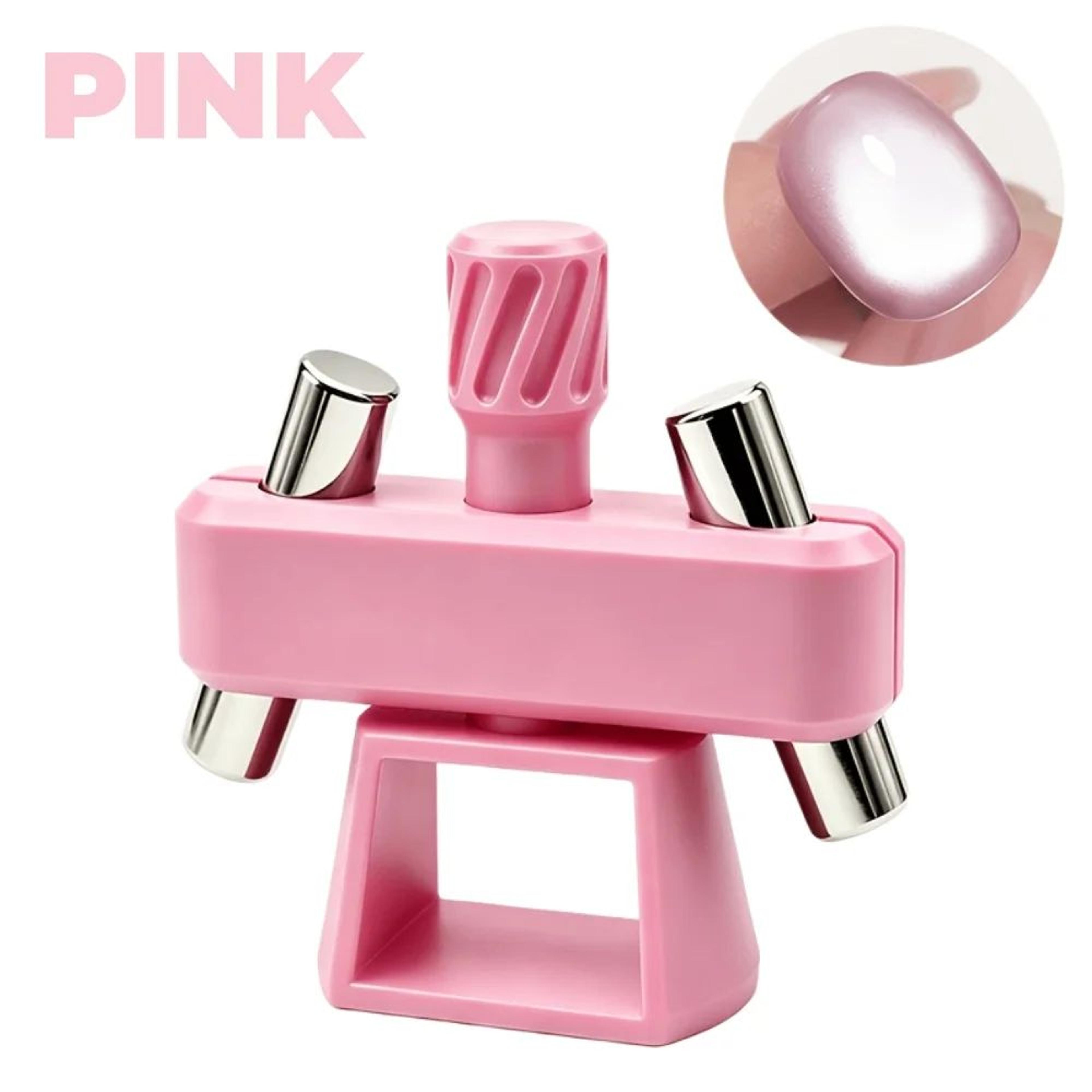 360 Rotating Cat Eye Nail Magnet Tool For Glass Bead Gel Nail Art 9