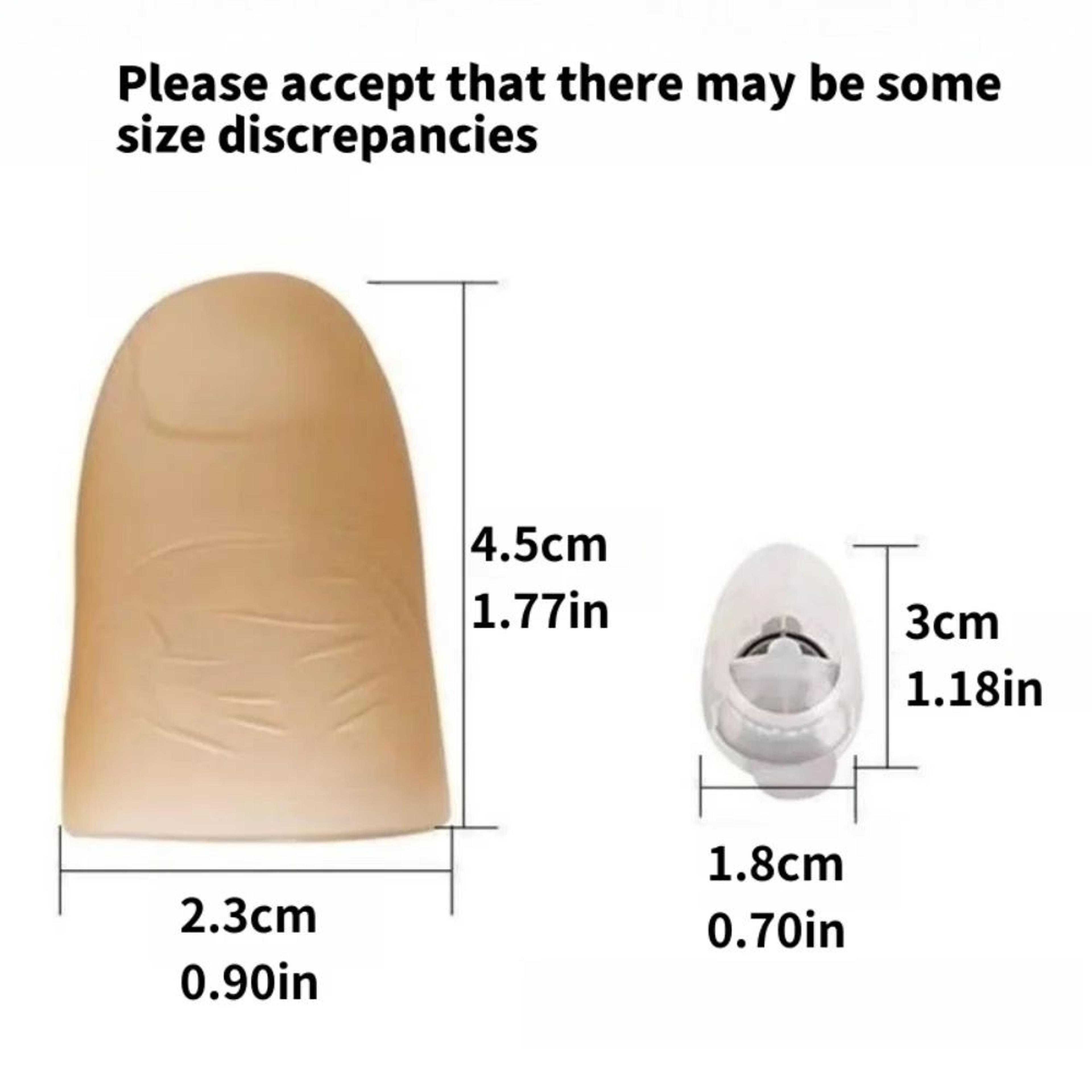 LED Light Up Thumb Tip Magic Trick CloseUp Finger Illusion Prank Prop 3