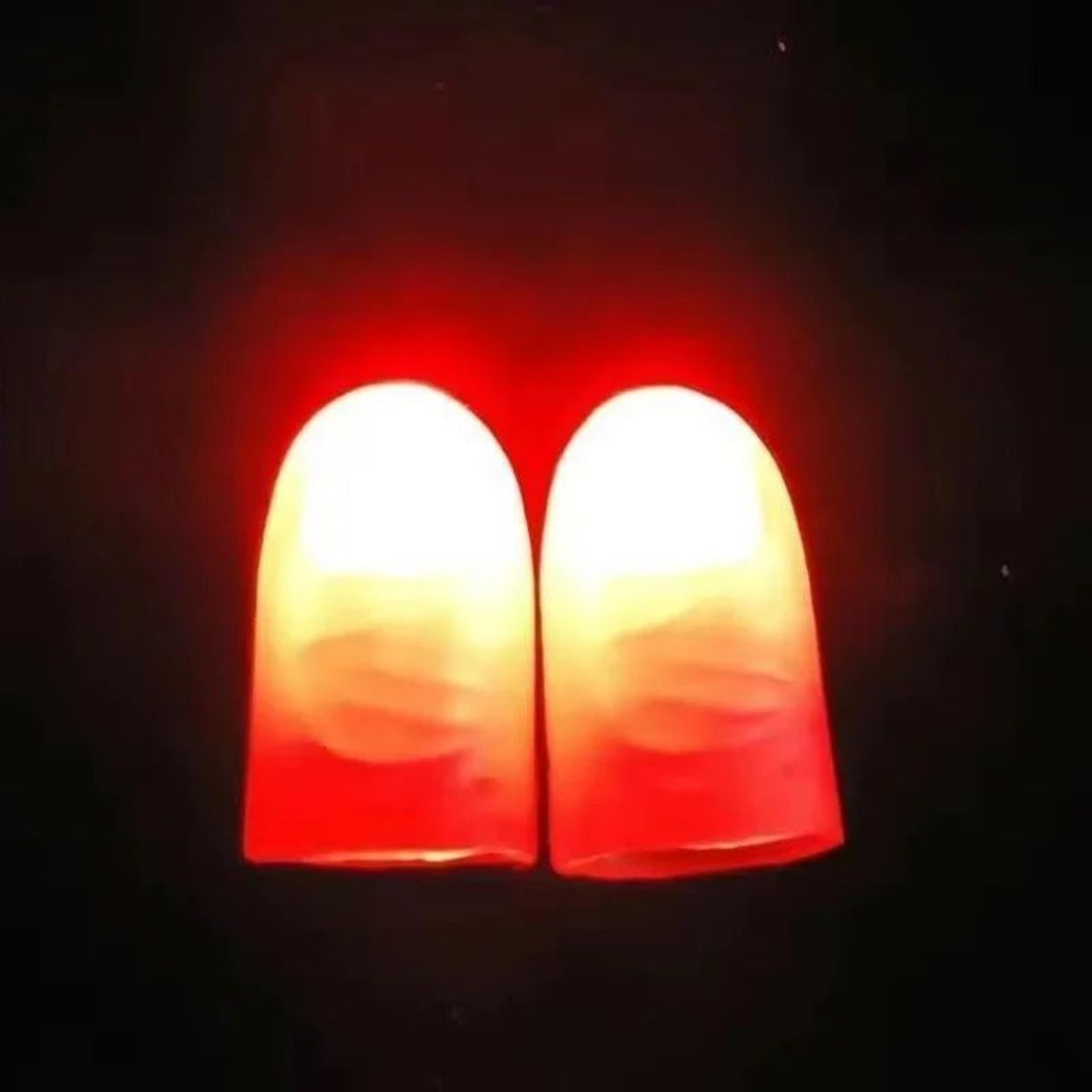 LED Light Up Thumb Tip Magic Trick CloseUp Finger Illusion Prank Prop 1