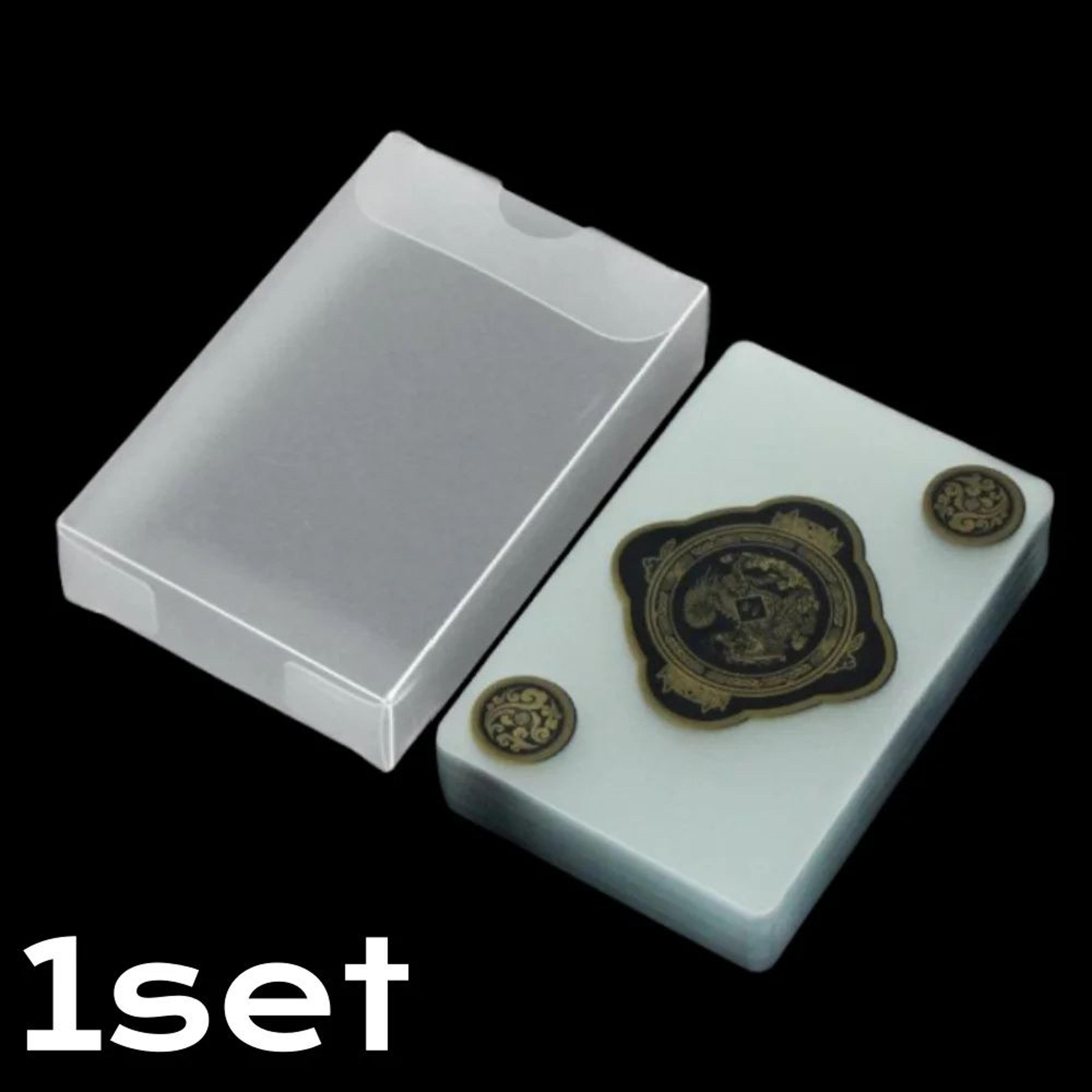2 Sets Transparent Waterproof PVC Playing Cards Durable Poker Deck For Game Nights 6