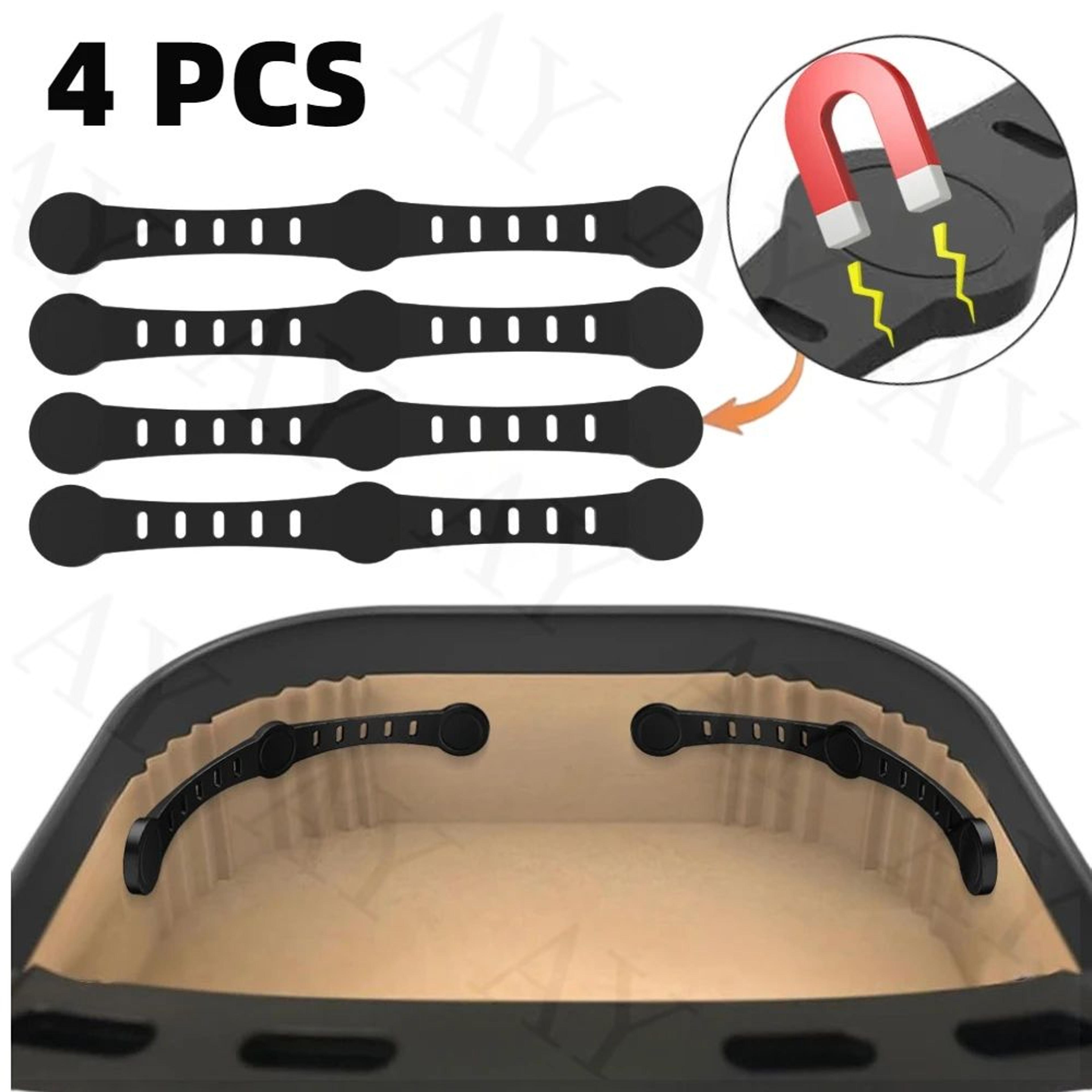 4PCS Silicone Air Fryer Magnetic Liner Clips For Parchment Paper 6