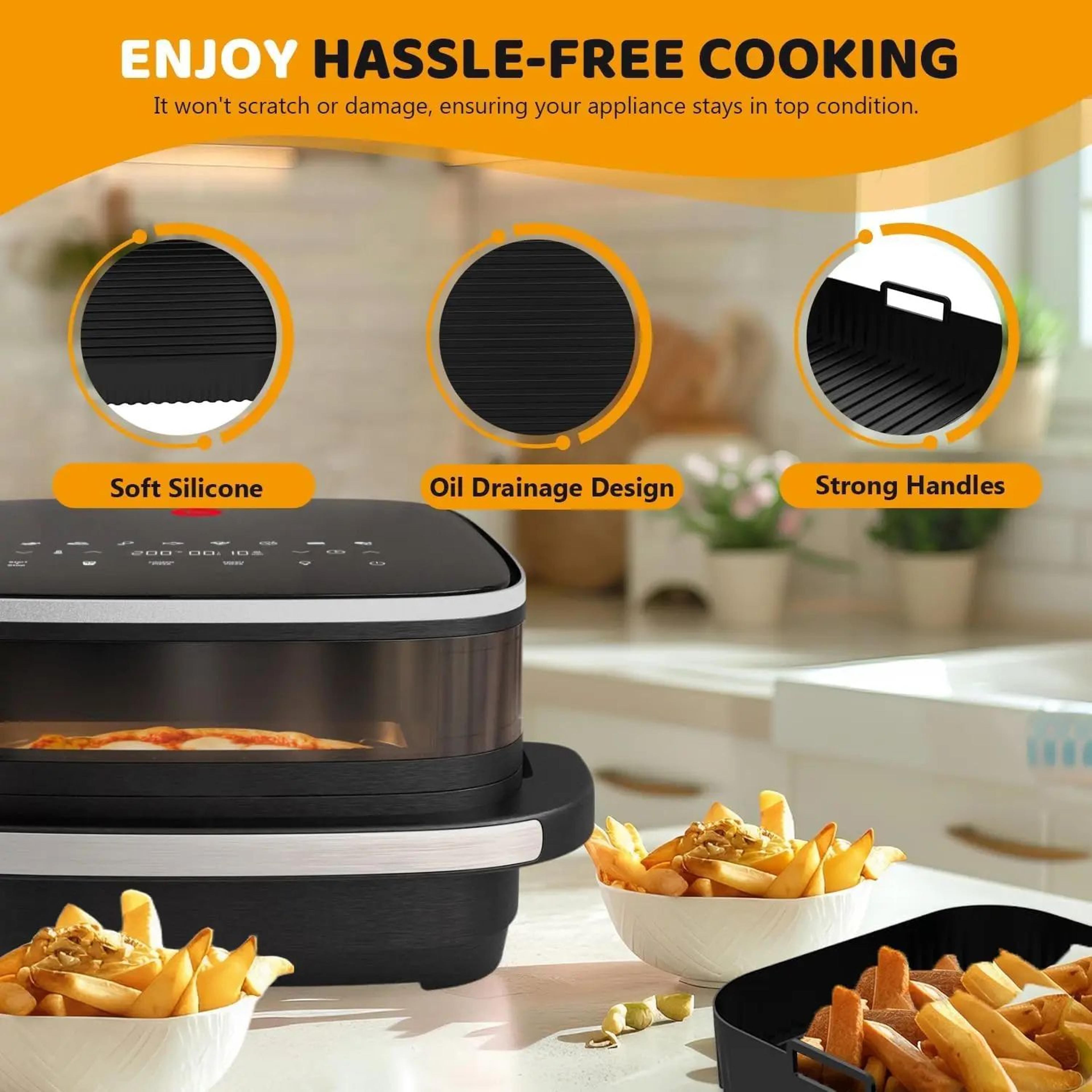 26cm Reusable Air Fryer Silicone Liner For Moulinex Easy Fry XL 2