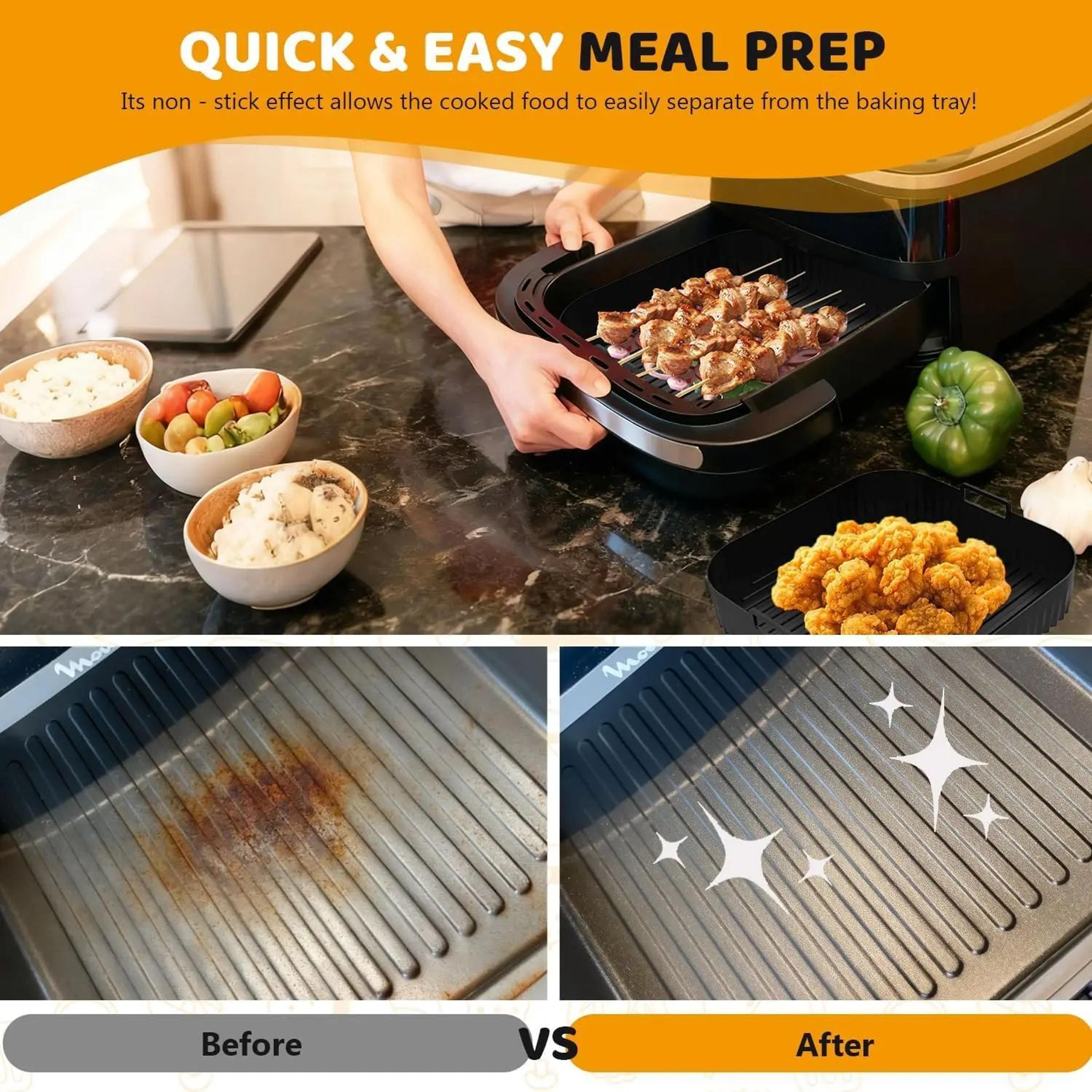 26cm Reusable Air Fryer Silicone Liner For Moulinex Easy Fry XL 1