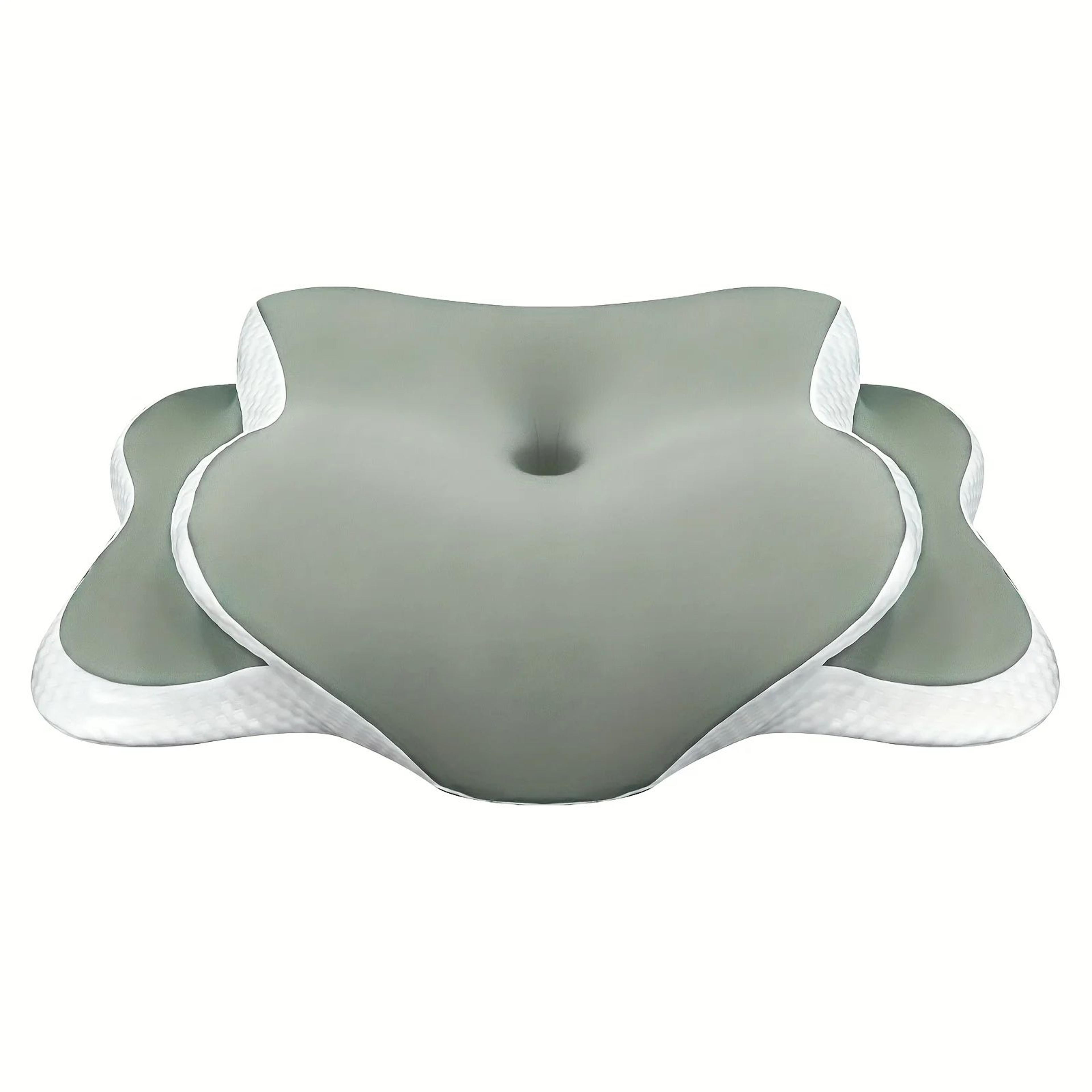 Adjustable Cooling Memory Foam Pillow With Ice Silk Cover For Back And Side Sleepers 7