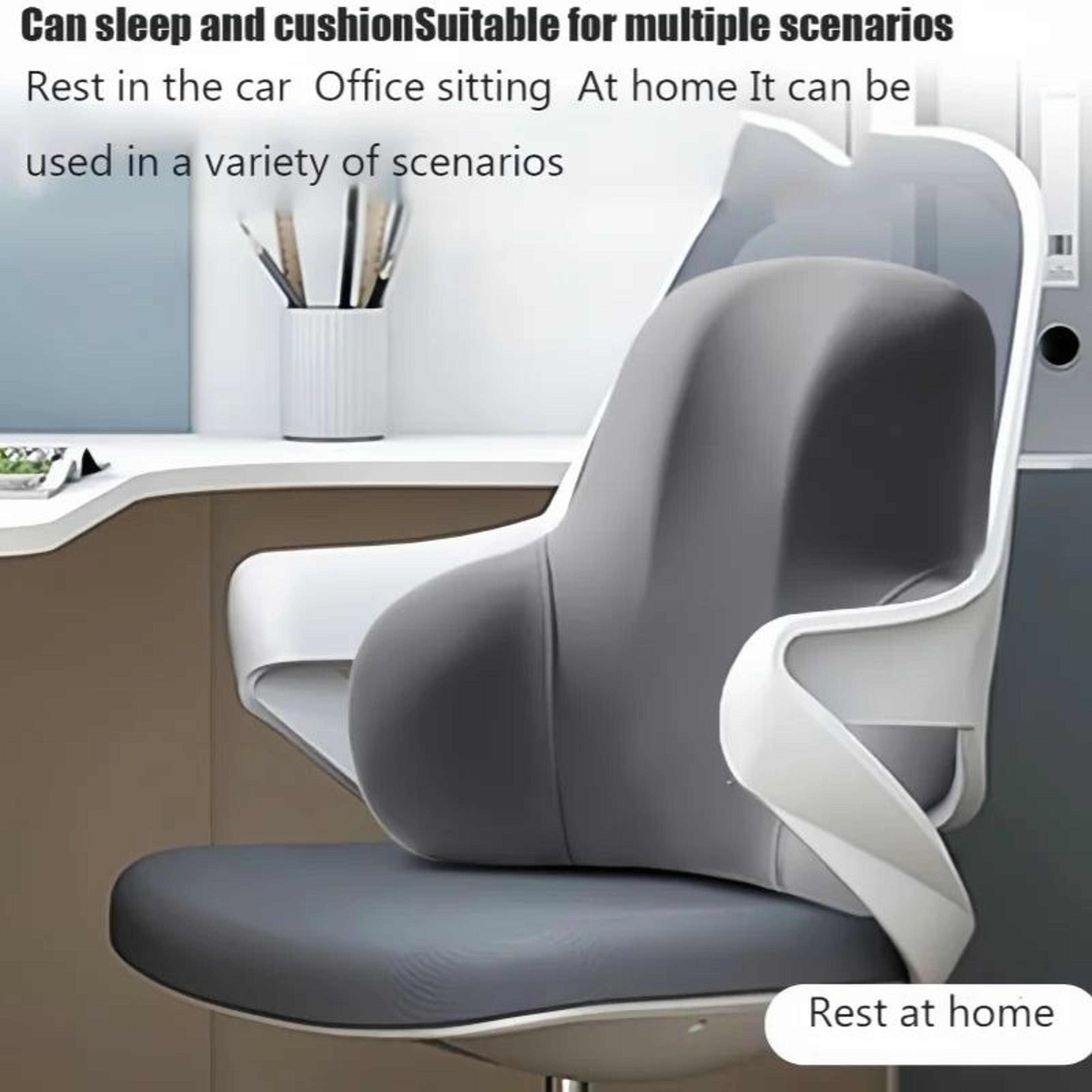 memory foam lumbar support pillow for office chair, car and gaming seat