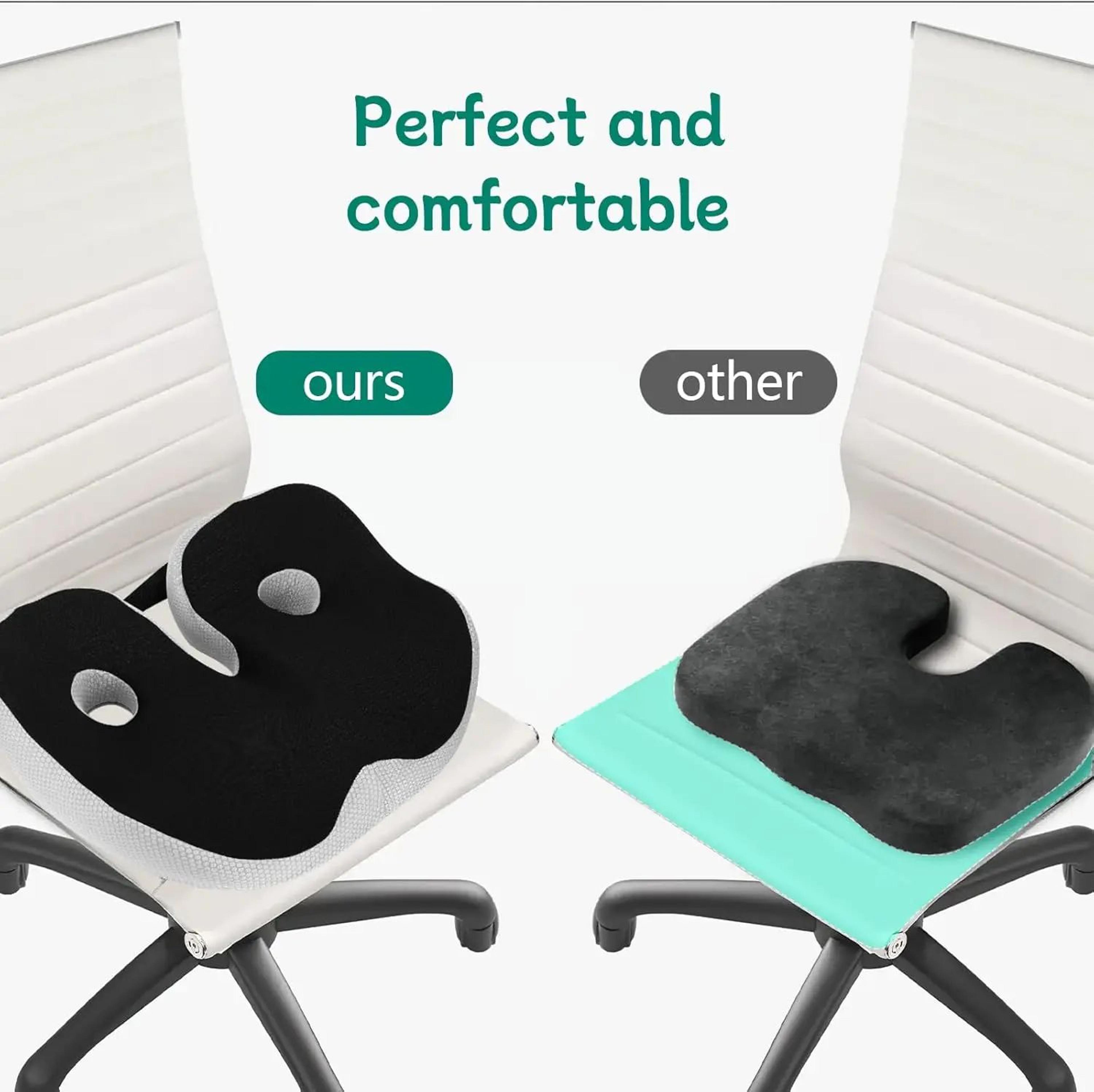 Adjustable Memory Foam Coccyx Seat Cushion For Office And Car 3