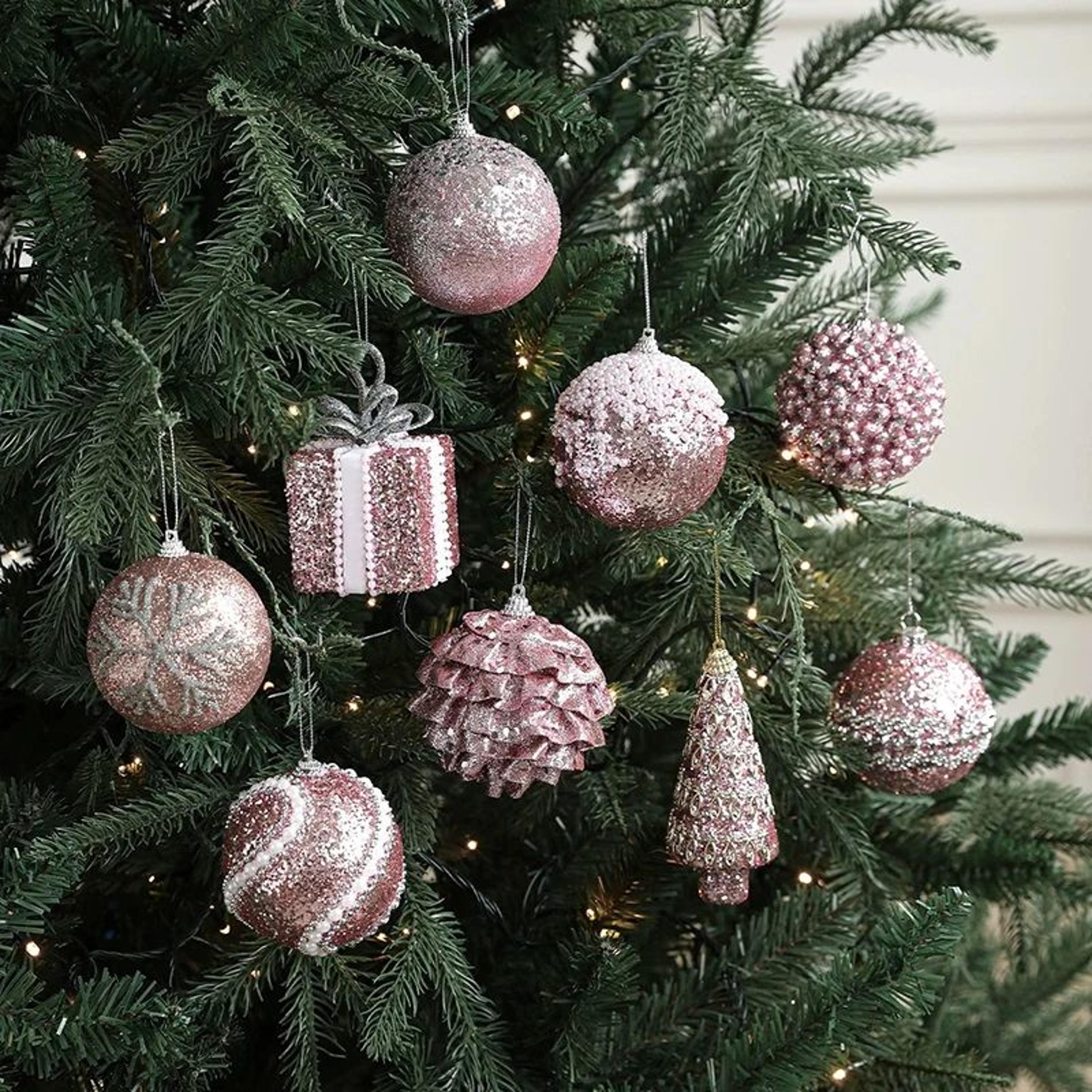 Butterfly Christmas Ball Hanging Ornament For Christmas Tree And Holiday Decor 2