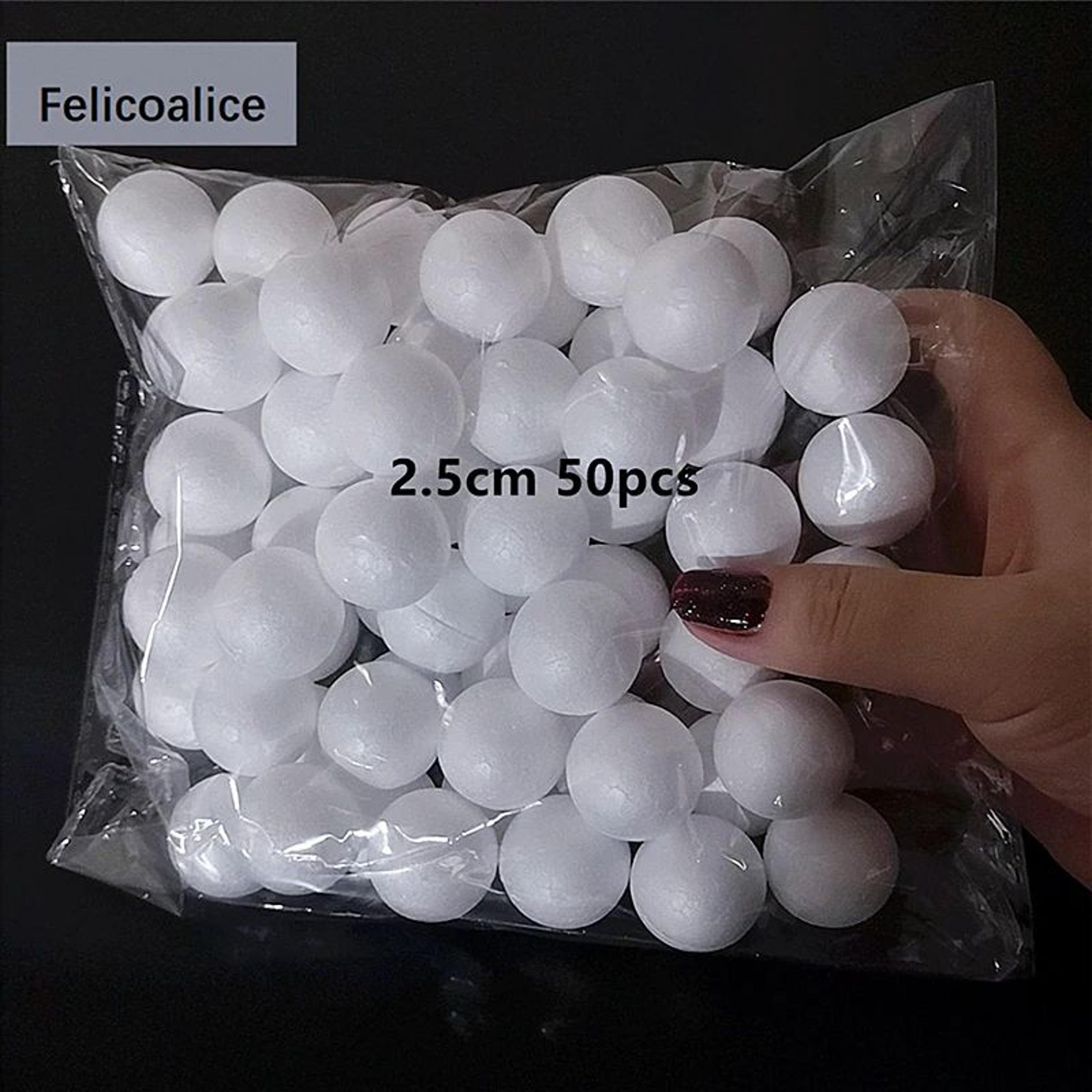 Mini White Styrofoam Craft Balls 14 Cm For DIY Crafts Christmas Ornaments And Party Decor 2