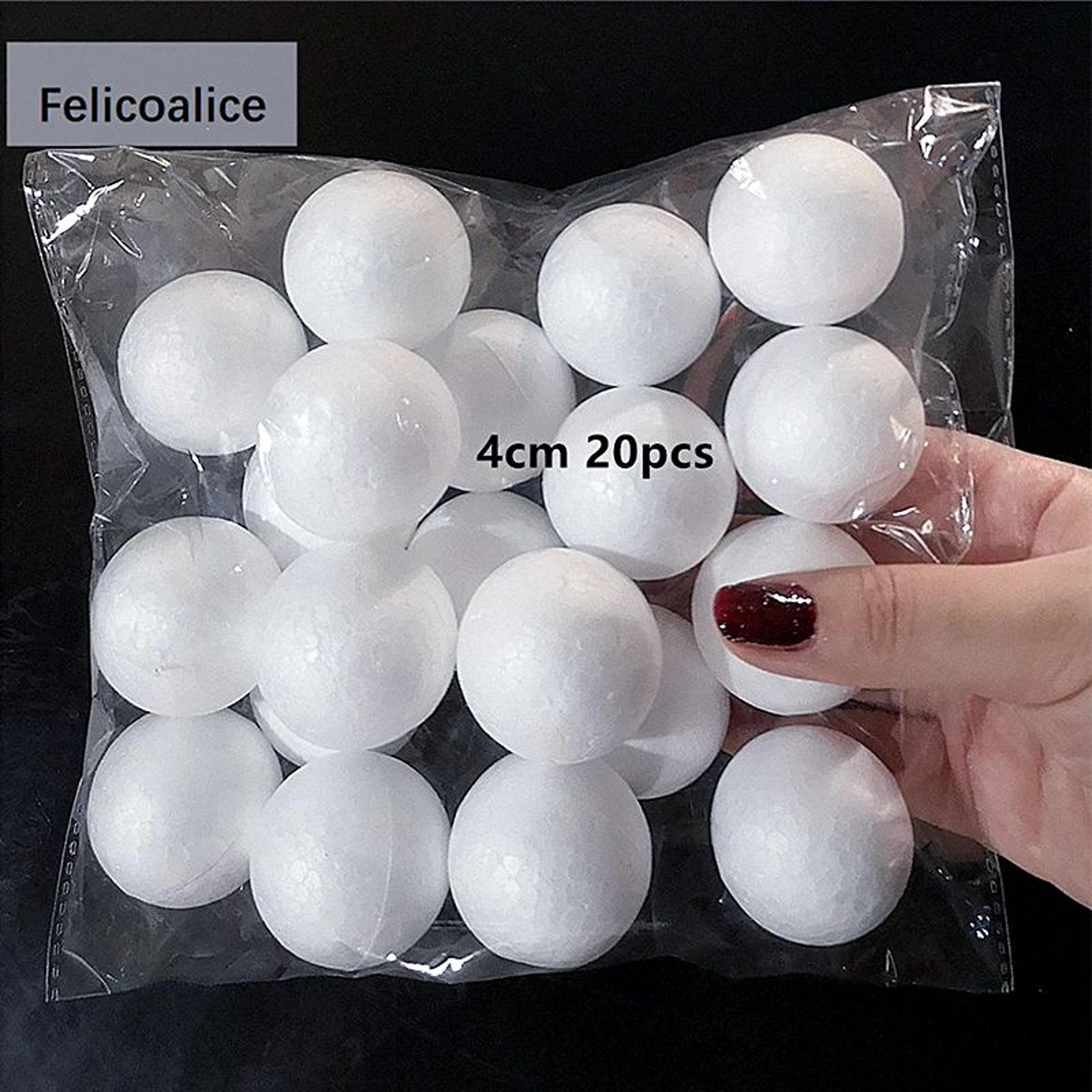 Mini White Styrofoam Craft Balls 14 Cm For DIY Crafts Christmas Ornaments And Party Decor 8