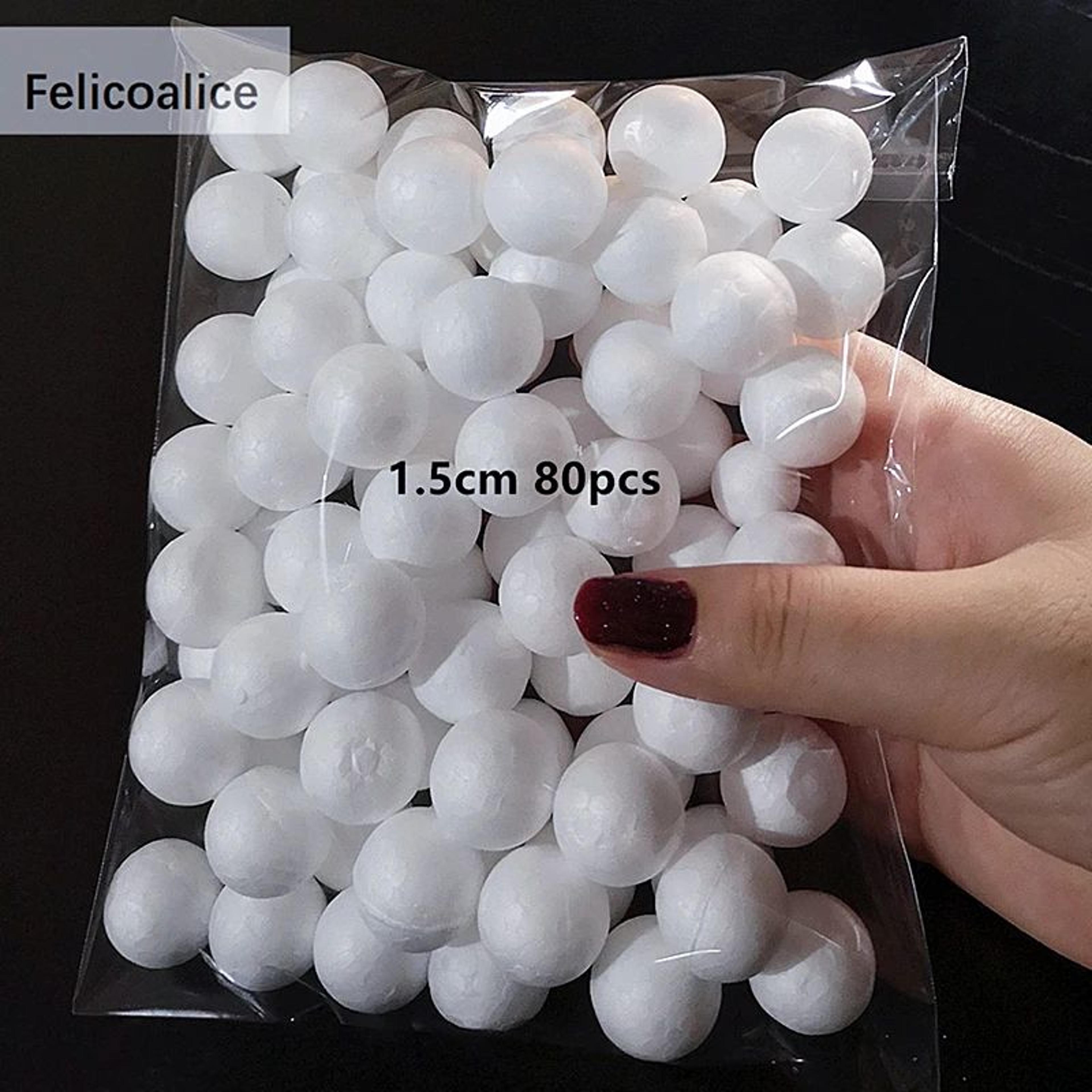 Mini White Styrofoam Craft Balls 14 Cm For DIY Crafts Christmas Ornaments And Party Decor 10