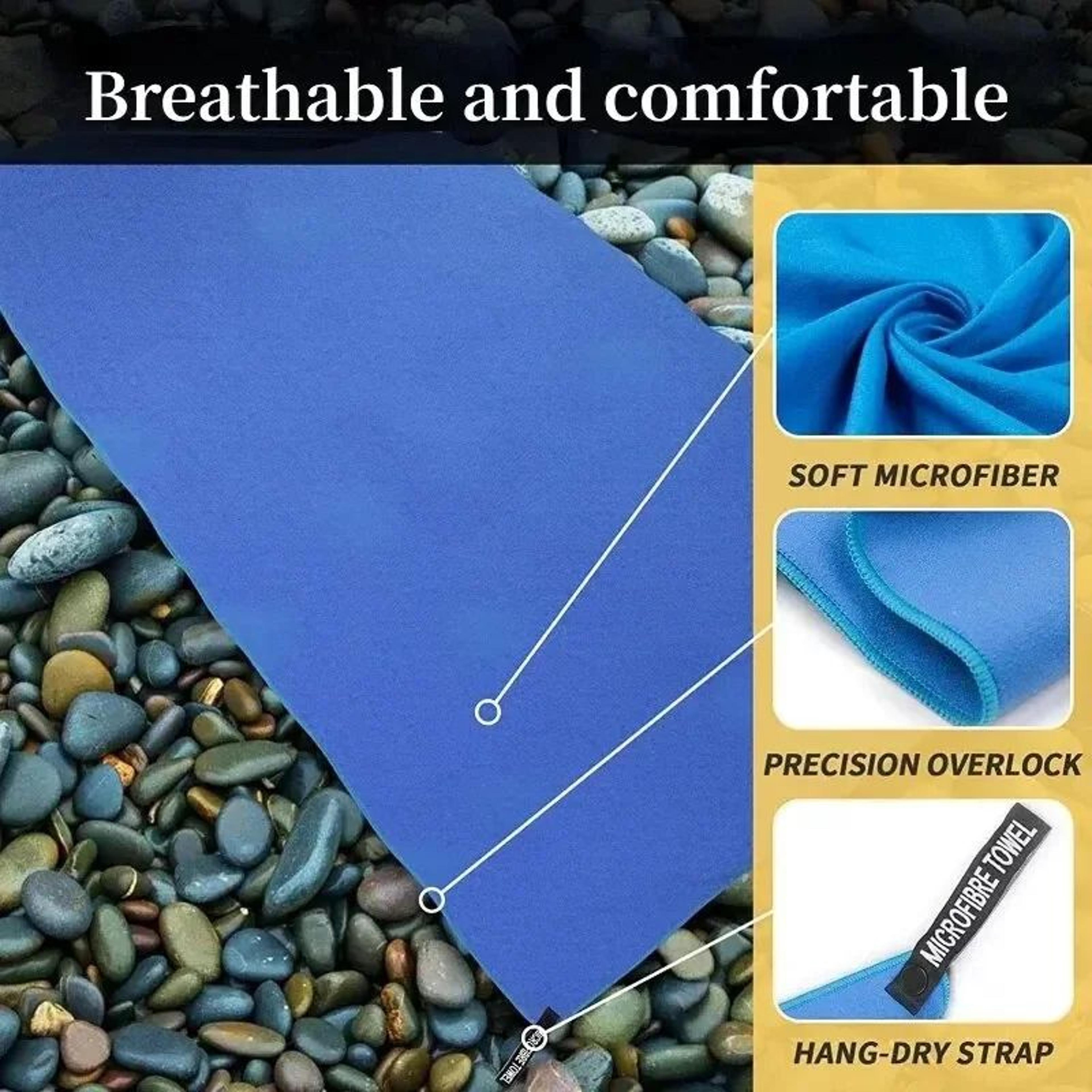 QuickDry Microfiber Sports Towel 157 X 315 Inch For Gym Swimming And Travel 1