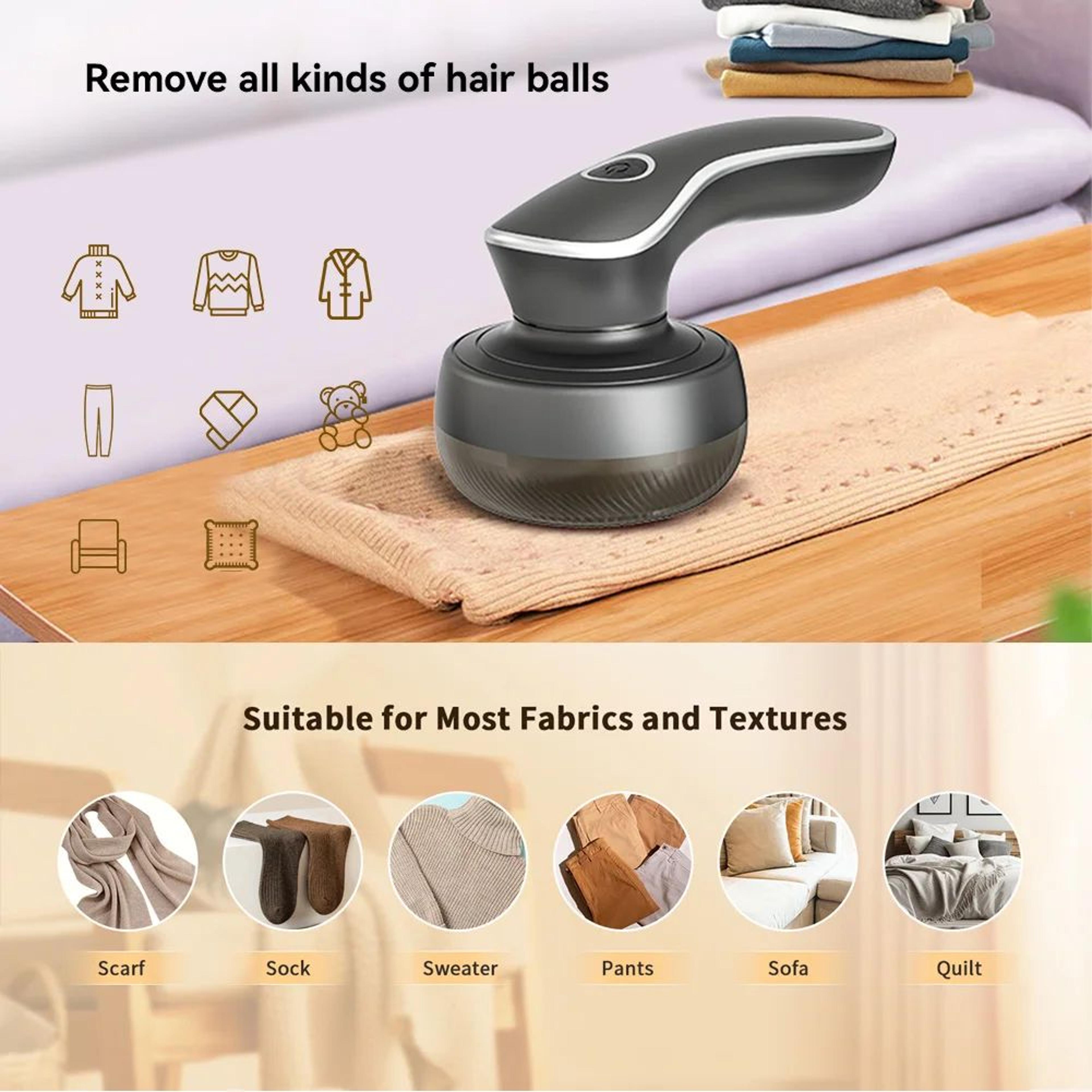 Rechargeable Electric Fabric Shaver With Digital Display Lint Remover 5