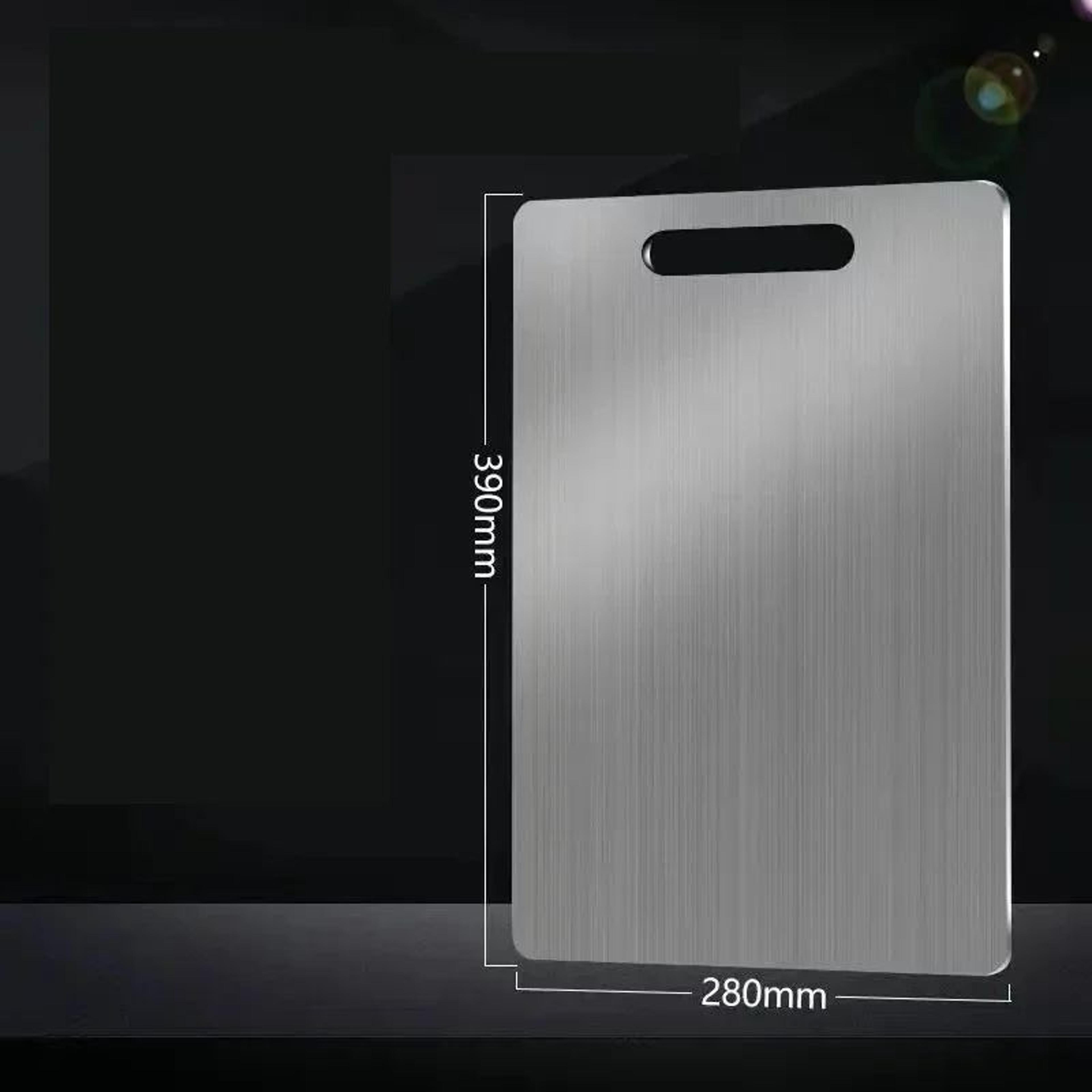Thickened Stainless Steel Cutting Board For Chopping Food Prep And Dough Kneading 8
