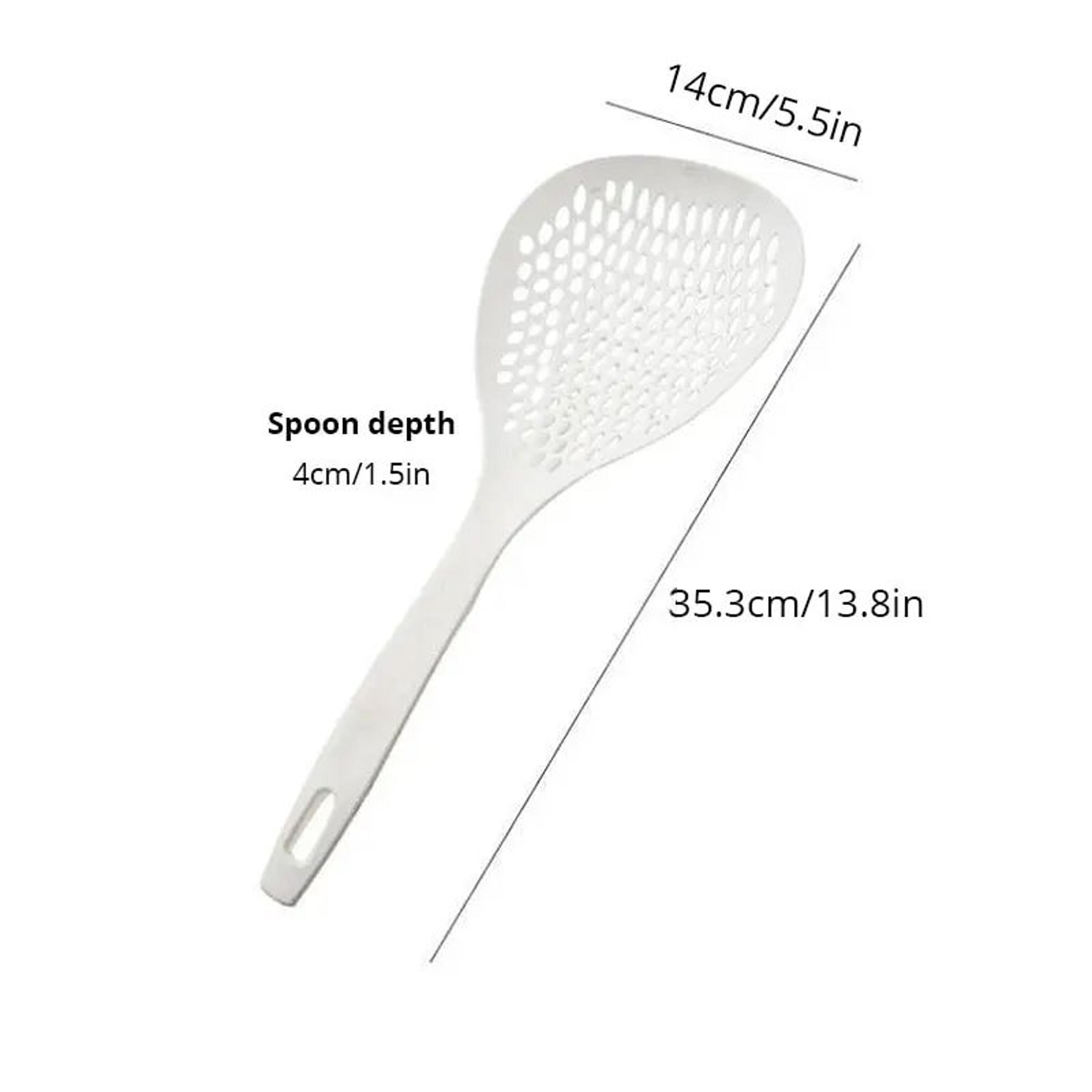 Heat Resistant Large Capacity Strainer Spoon For Dumplings Noodles And Vegetables 3