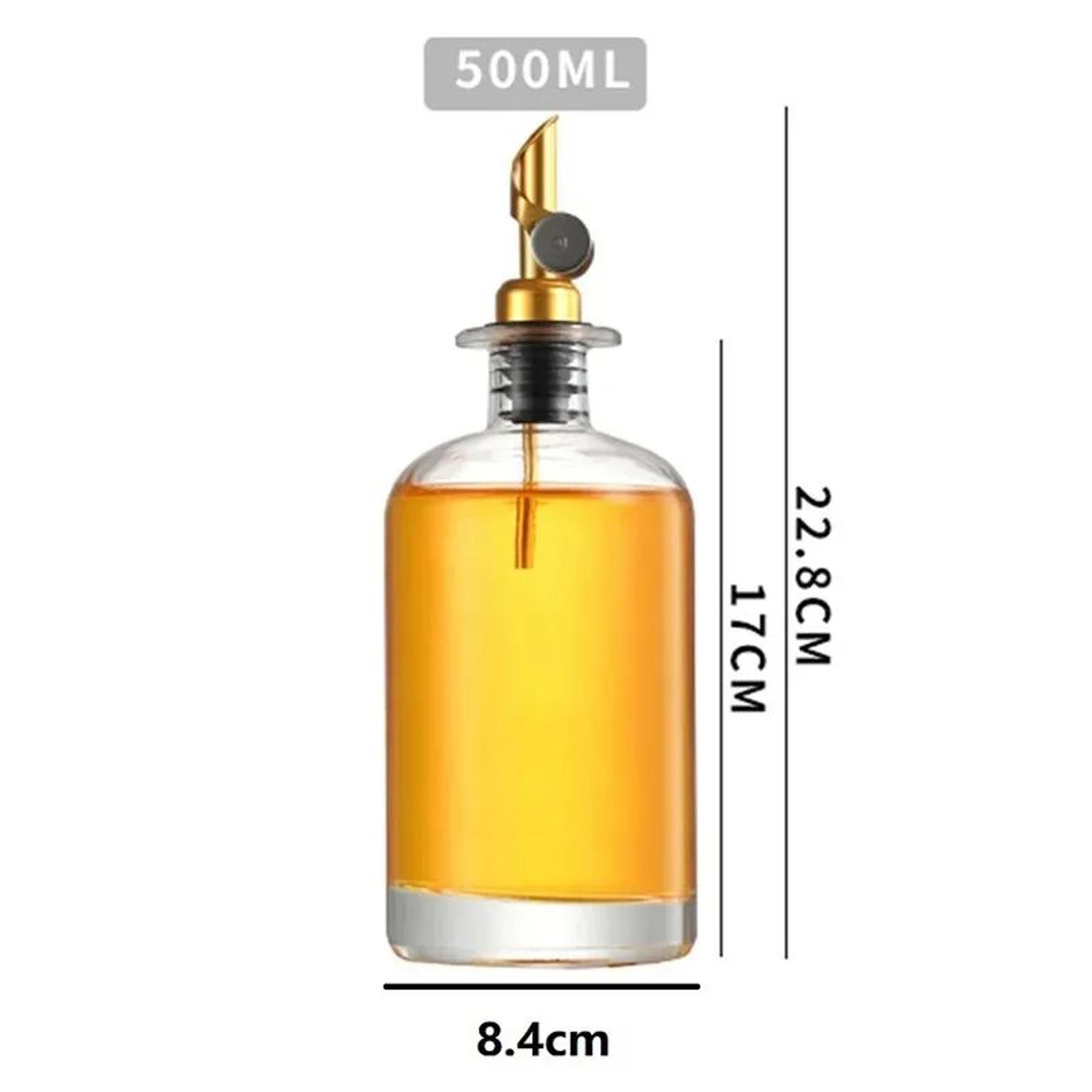 Glass Olive Oil Dispenser Bottle With Pour Spout For Vinegar And Condiments 7