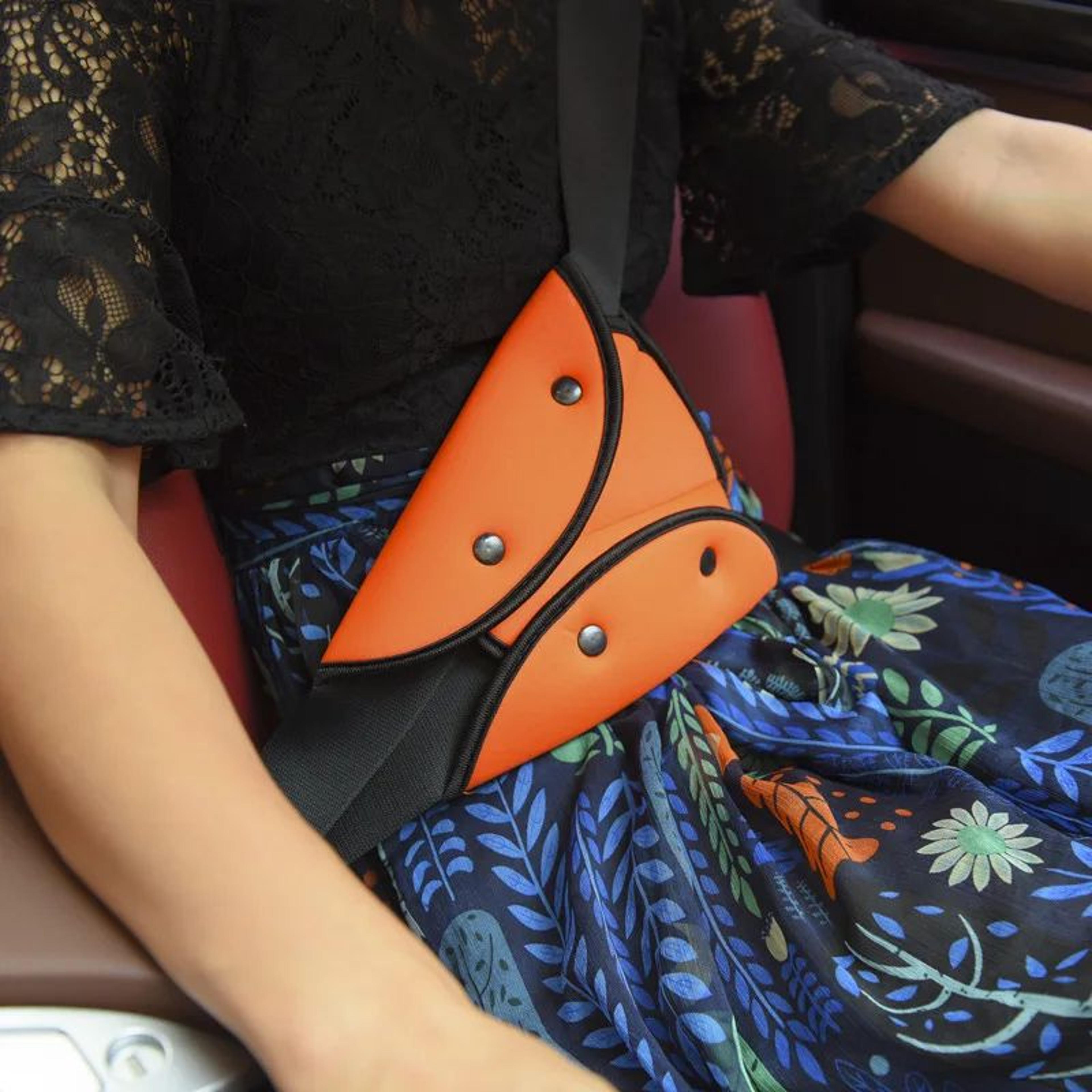 Kids Adjustable Seat Belt Positioner With Shoulder And Neck Comfort Strap 2