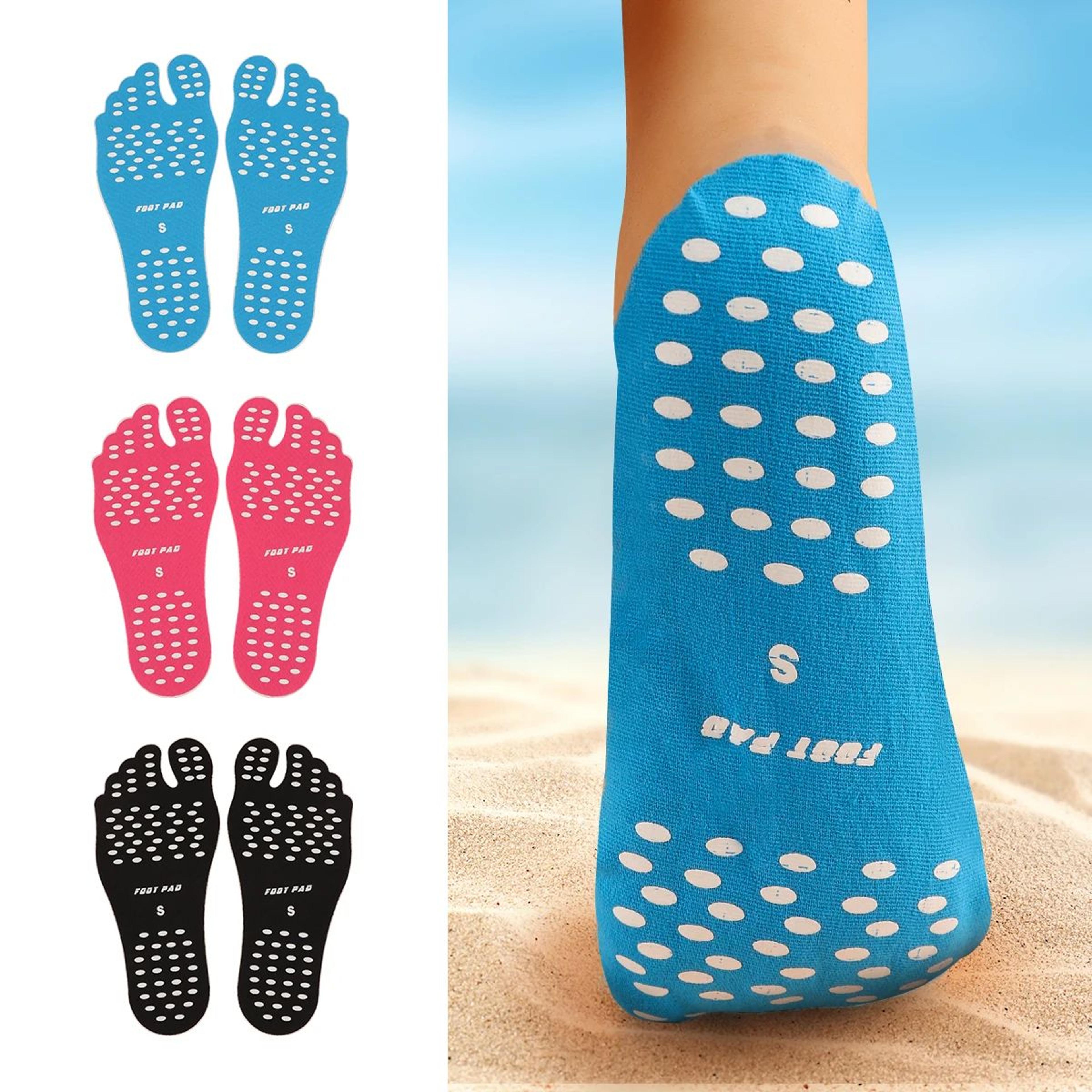 non-slip barefoot beach foot pads flexible water-resistant sole protectors