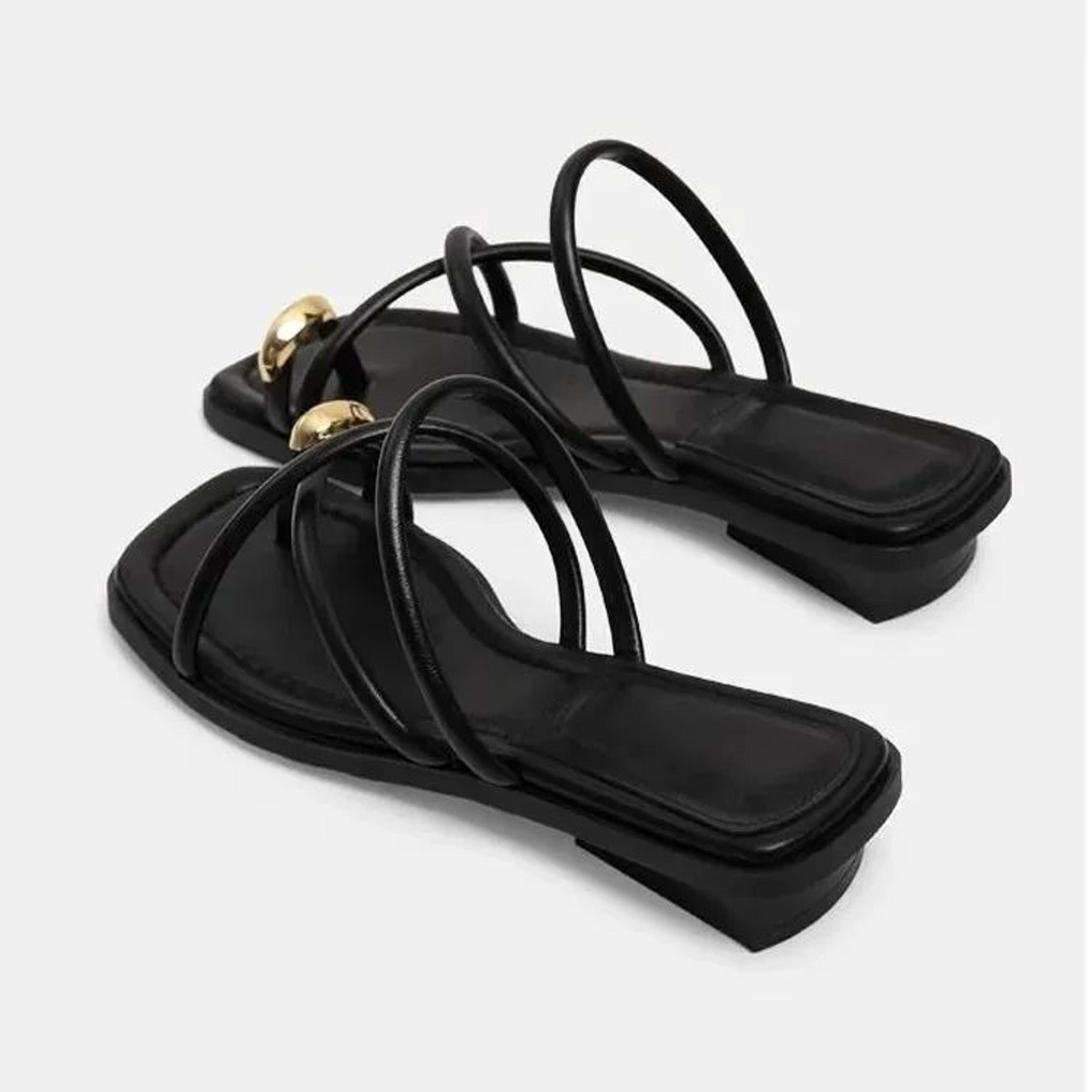 Womens Cross Strap Toe Loop Slide Sandals  Lightweight Summer Beach Shoes 1