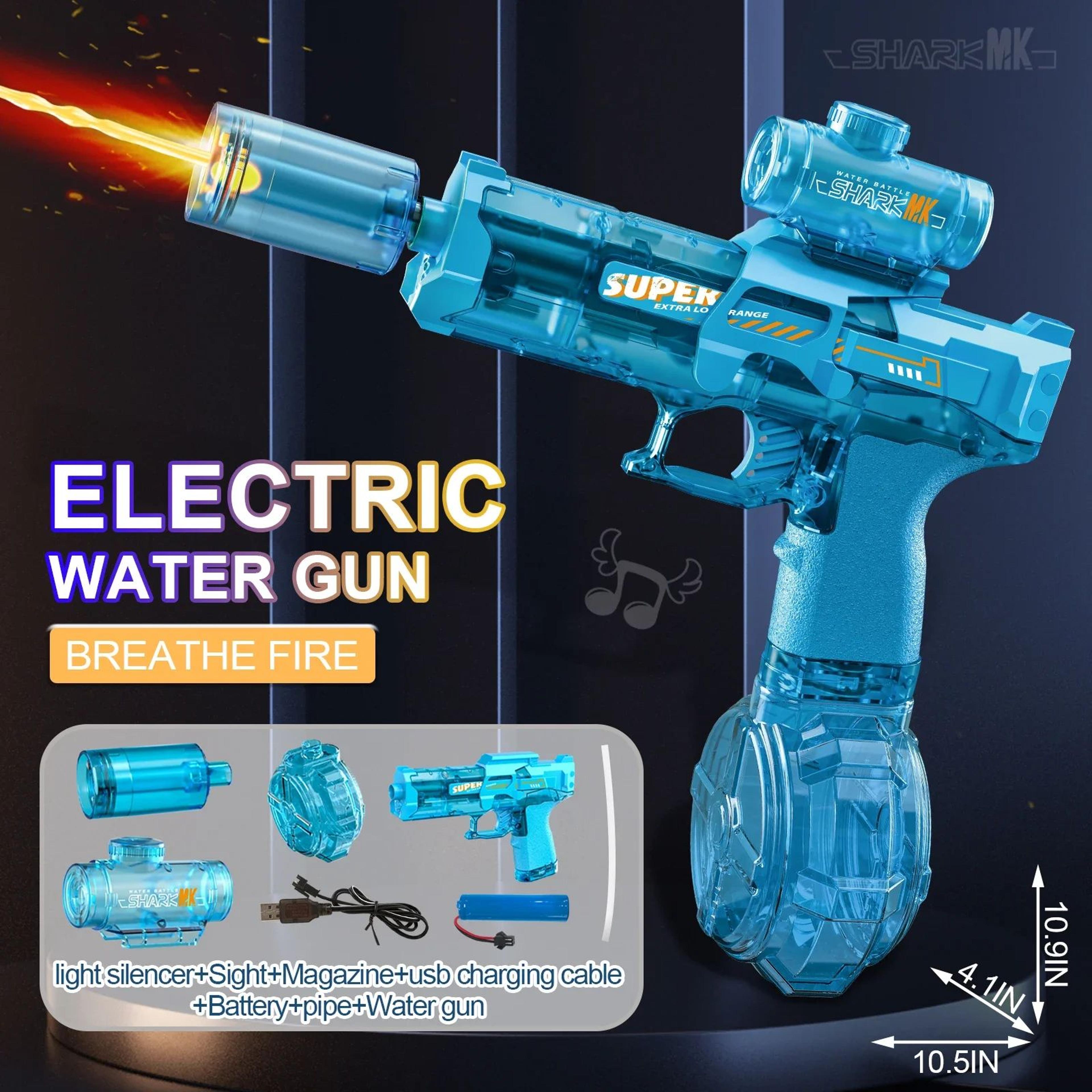 LED Automatic Electric Water Blaster With Sensor Lights For Kids 8