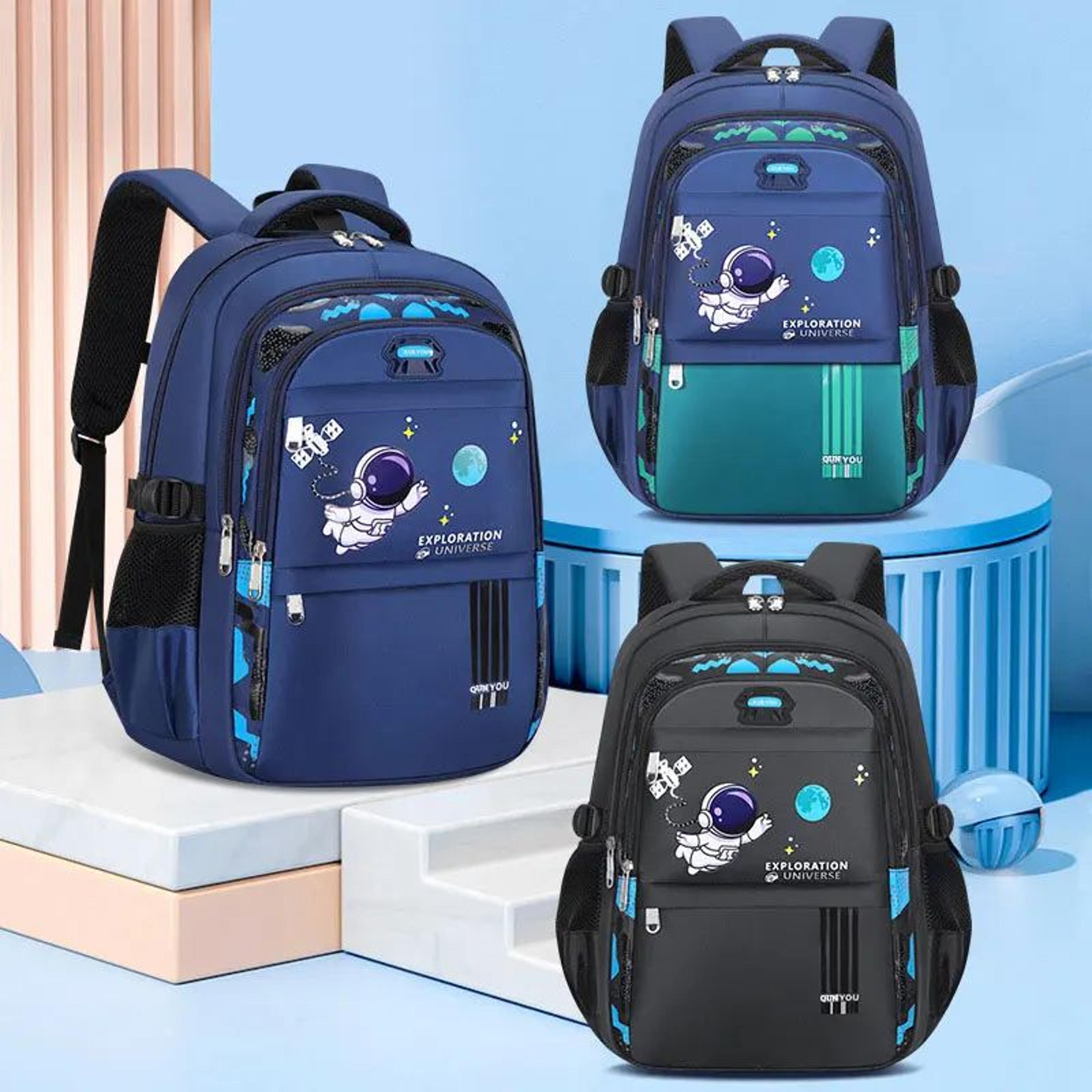 Astronaut Kids Waterproof School Backpack  Lightweight Primary Book Bag 3