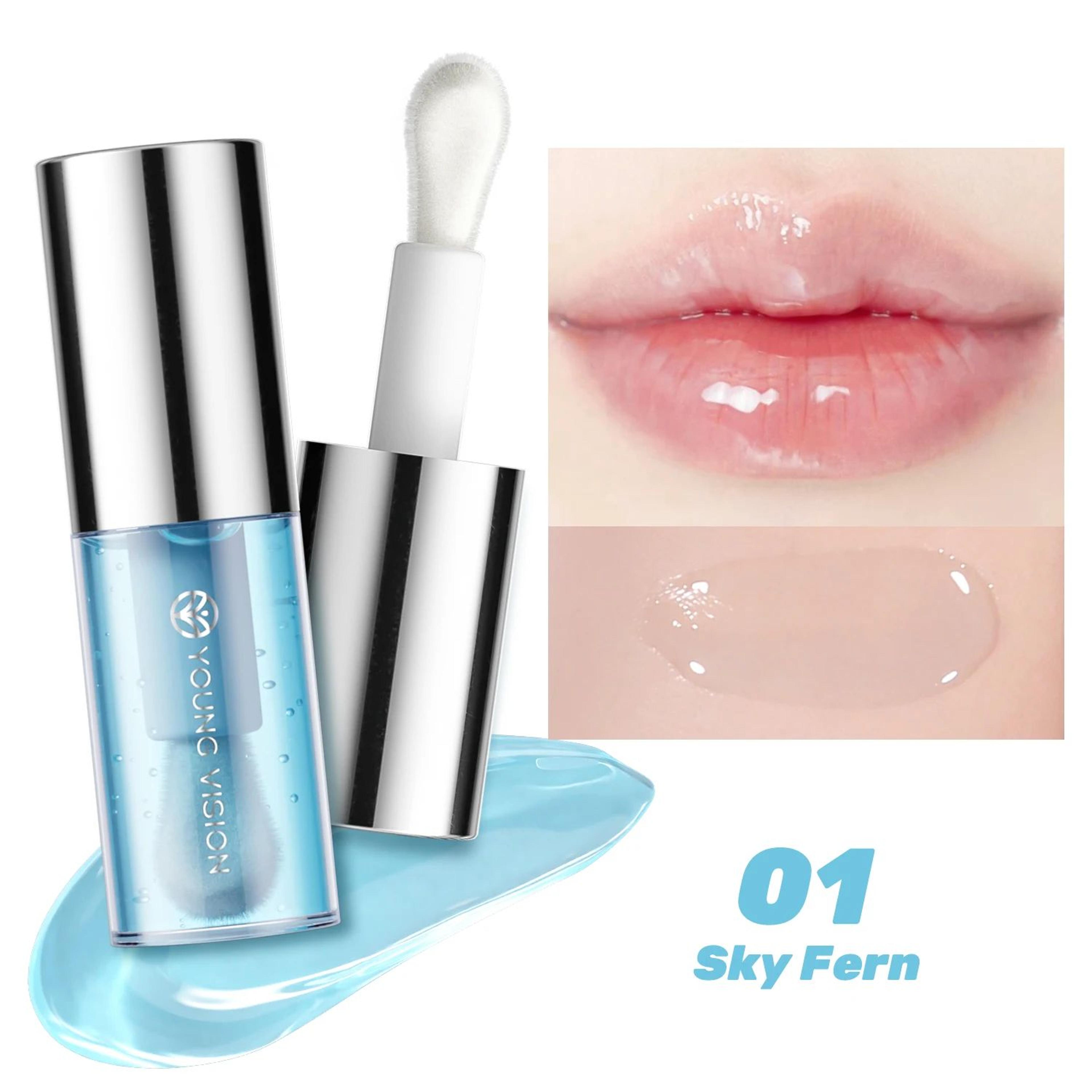 6Color Hydrating Lip Oil Mirror Shine Pearl Lip Gloss 9