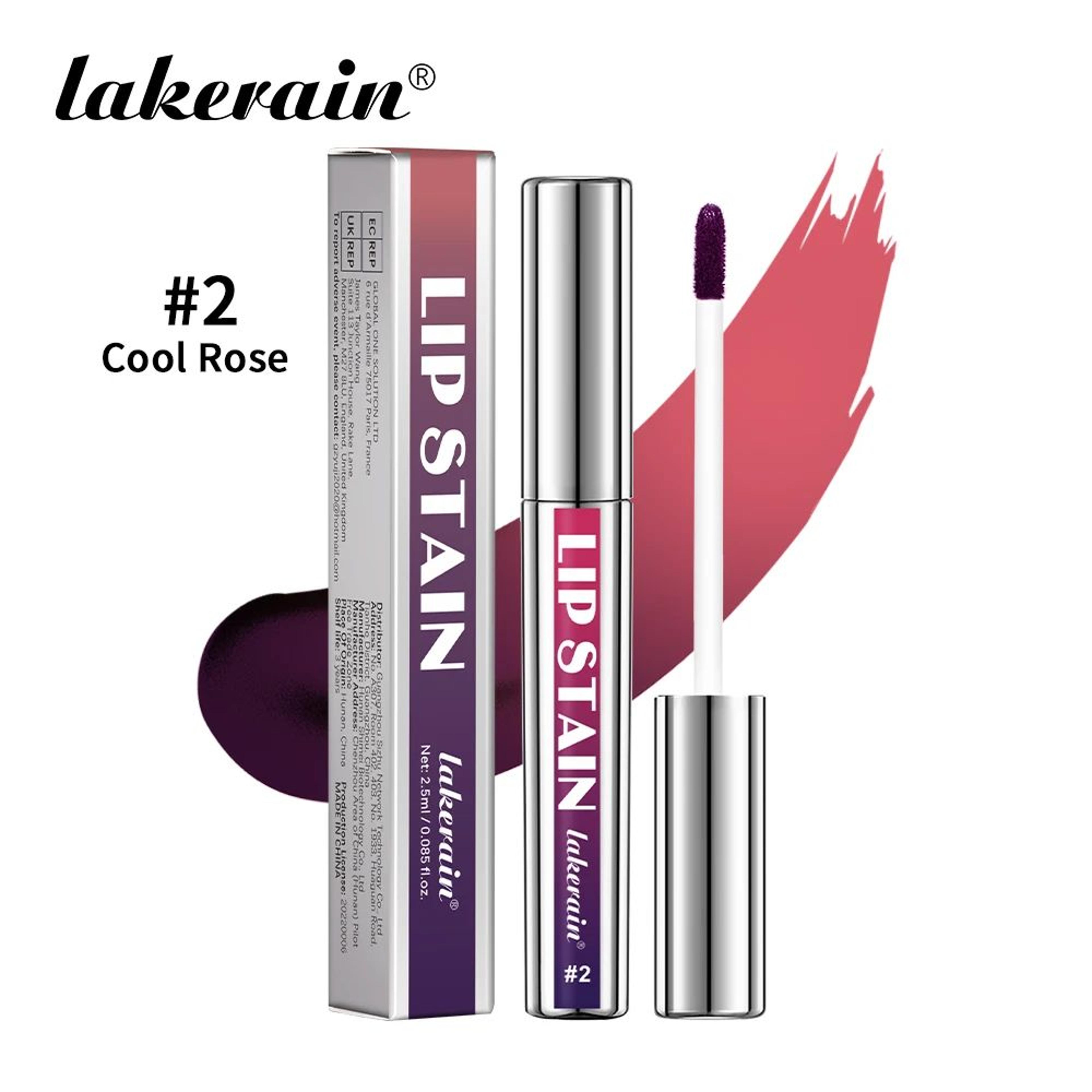 24Hour PeelOff Lip Stain Matte WaterResistant Lip Tint 12