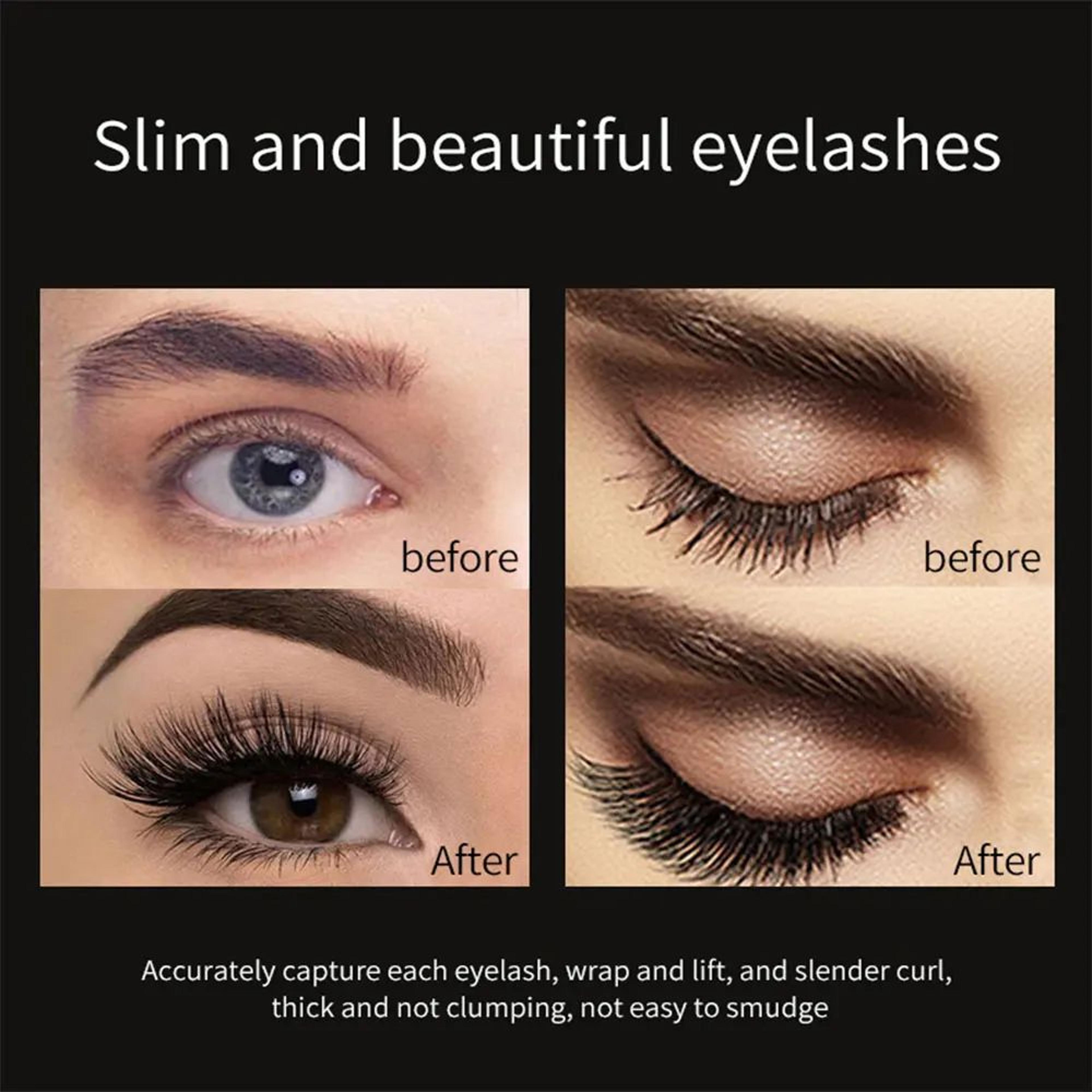4D Brilliant Starry Sky Waterproof Mascara  Lengthening Volumizing And Curling Black Mascara 5