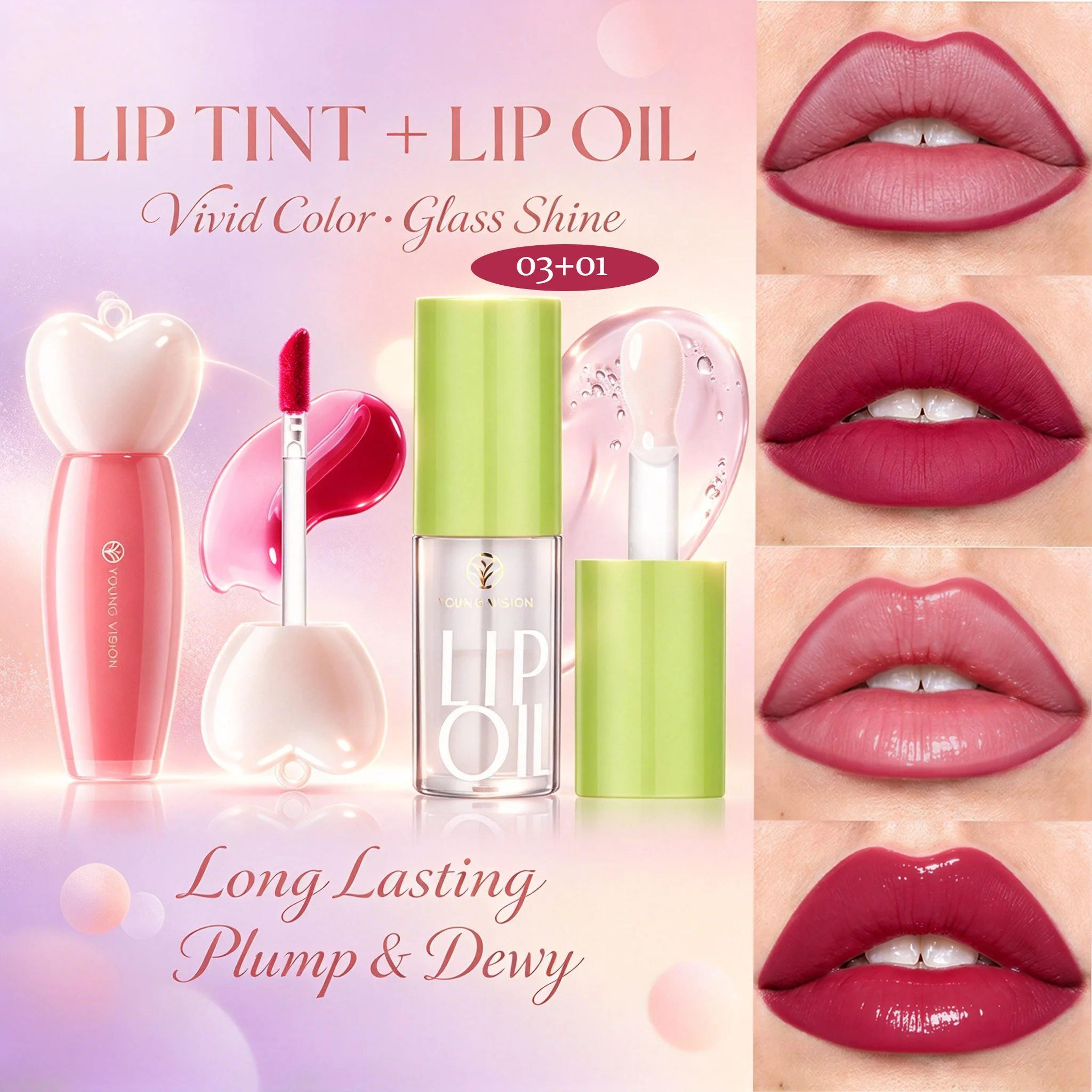 Waterproof Lip Dye Liquid Lip Glaze Long Lasting NonStick Lip Tint 8