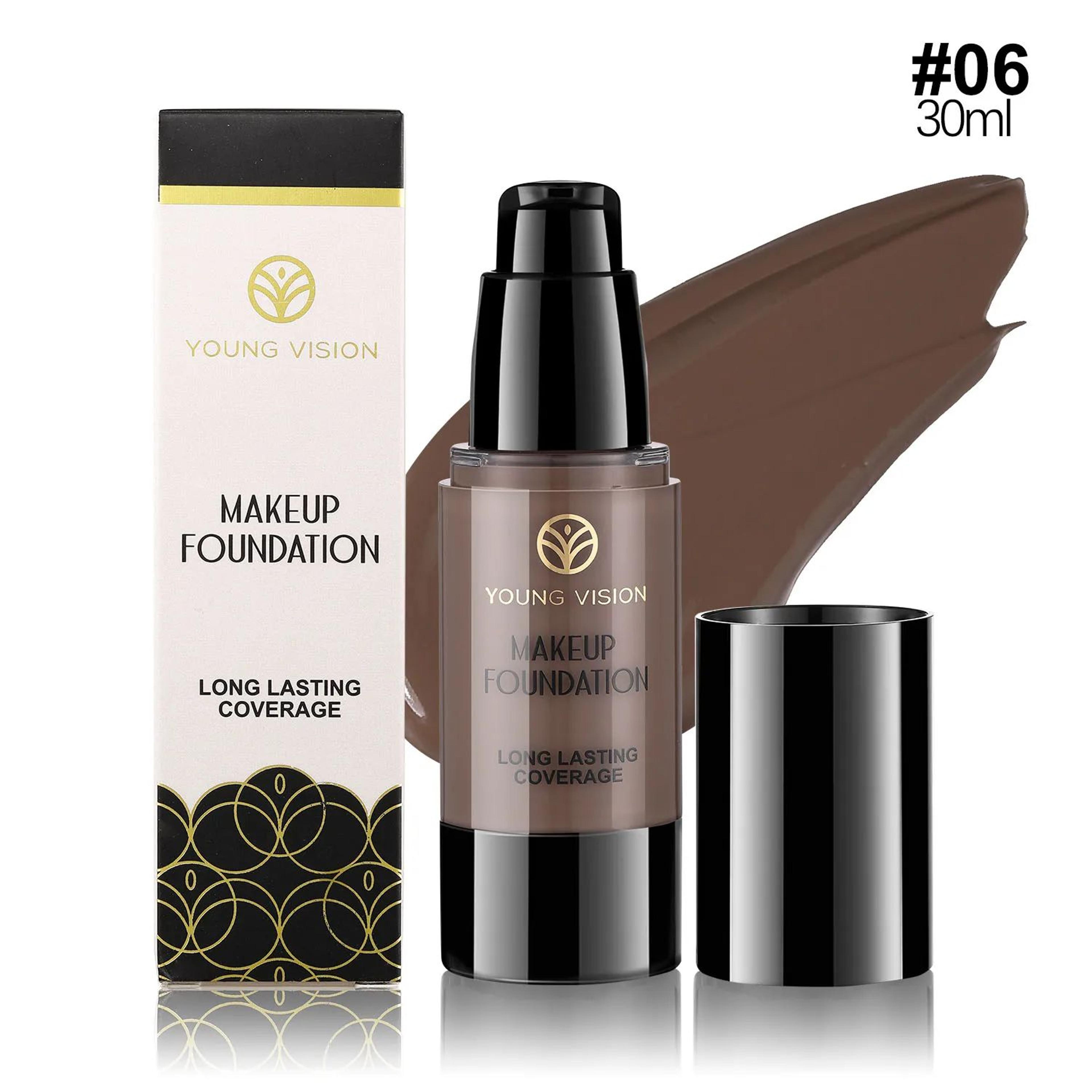 6Shade Waterproof OilControl Liquid Foundation LongLasting Concealer Makeup 8
