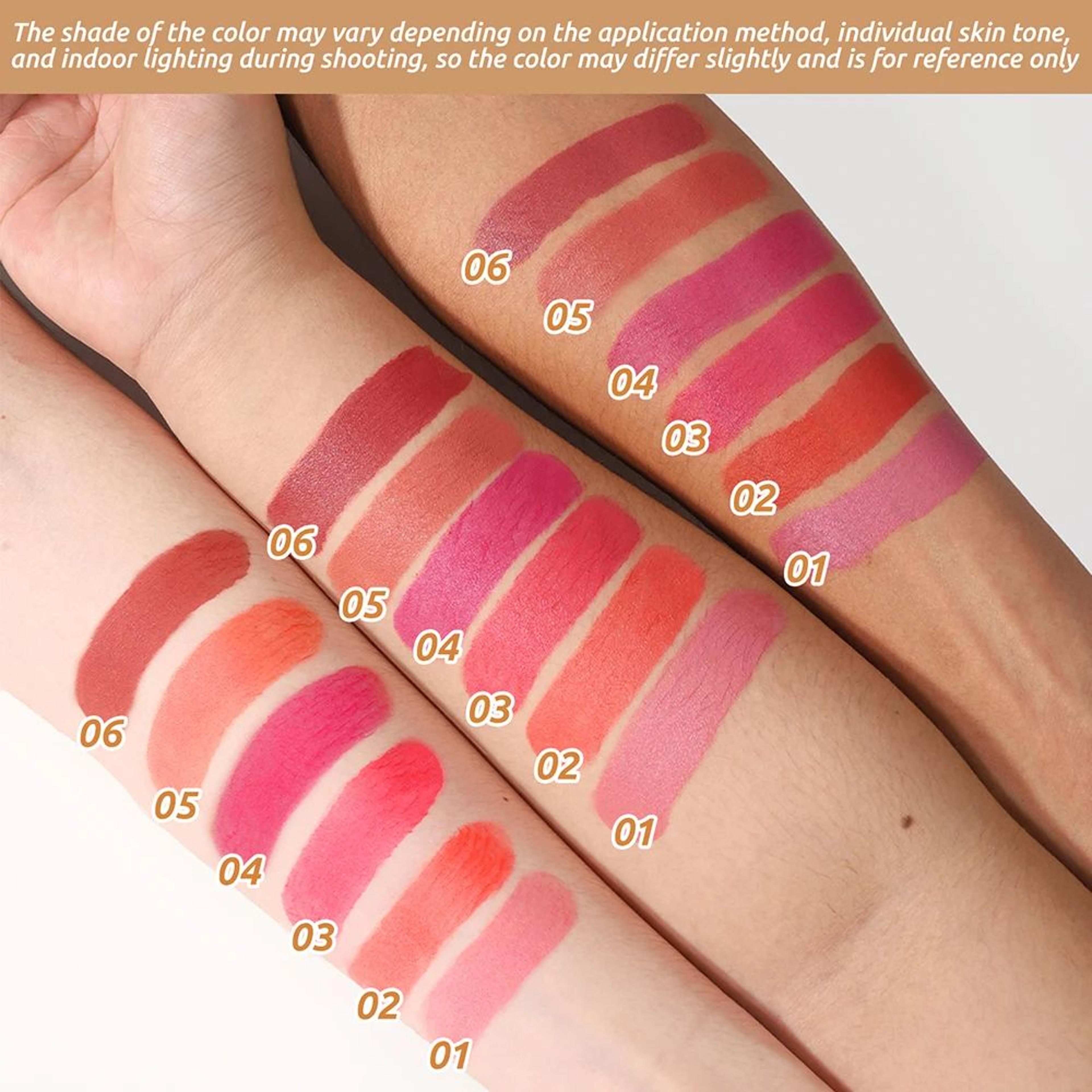 3in1 Matte Cream Blush Stick For Lips Cheeks And Eyes 1