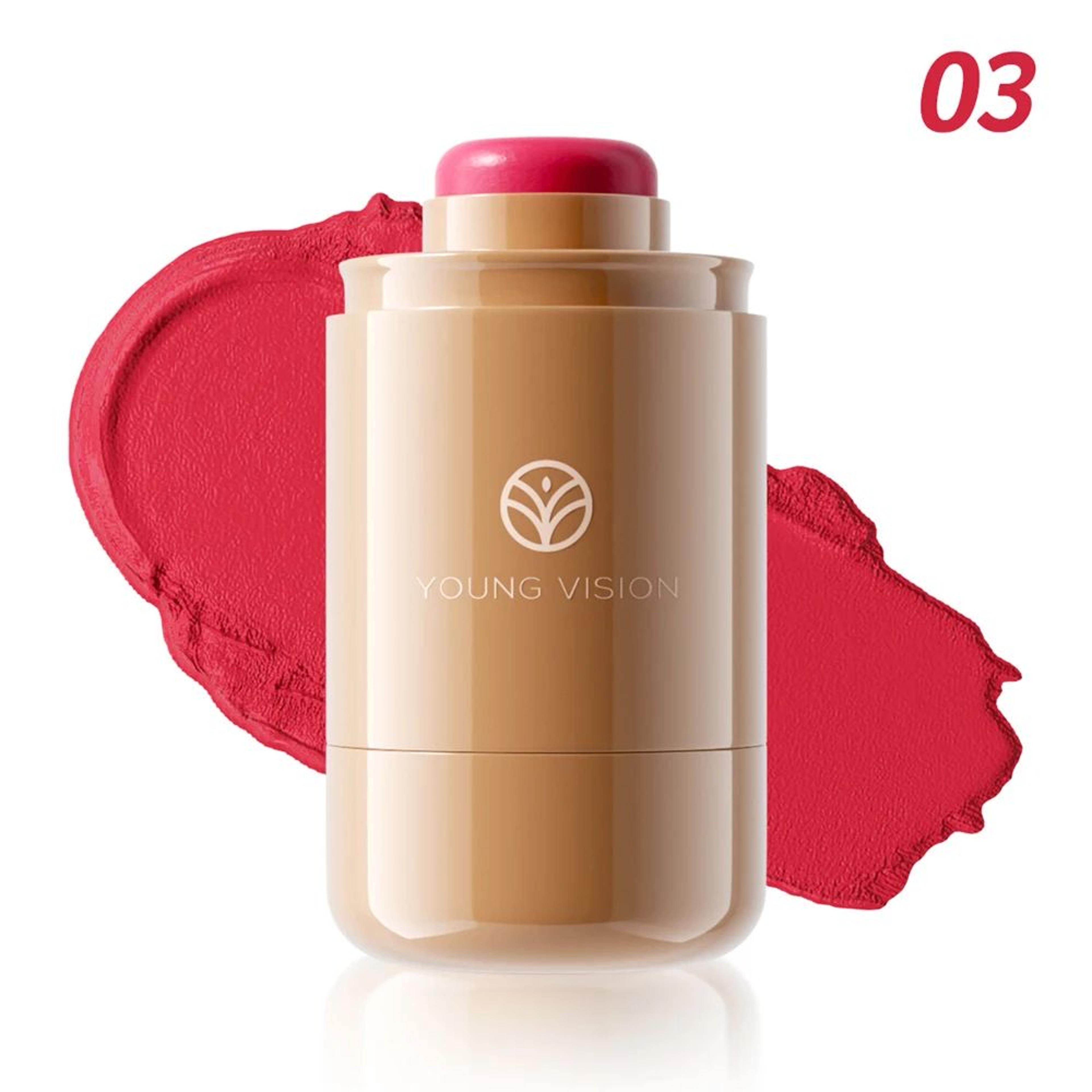 3in1 Matte Cream Blush Stick For Lips Cheeks And Eyes 10