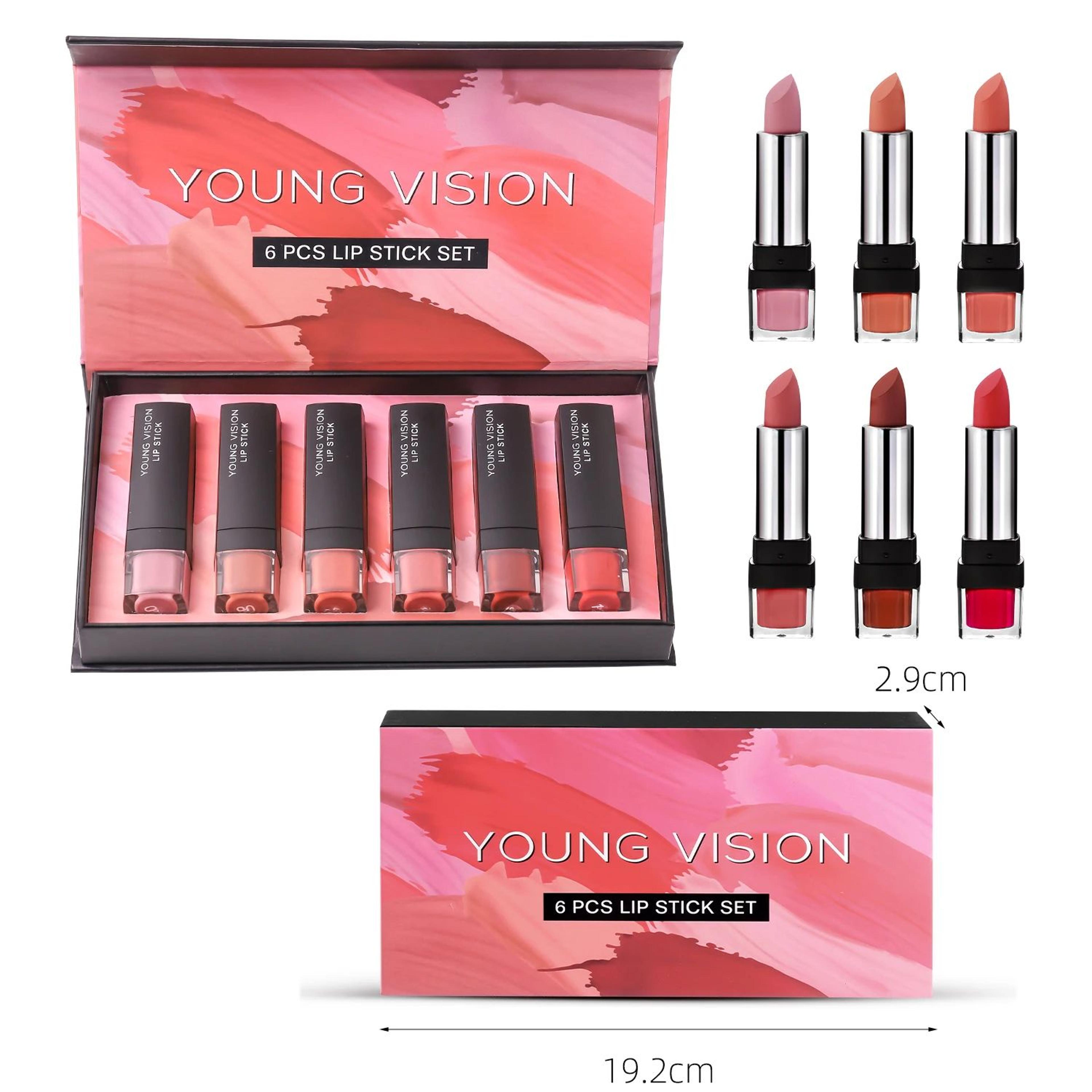 6Color Matte Lipstick Set  Waterproof LongLasting Lip Color Gift Box 4