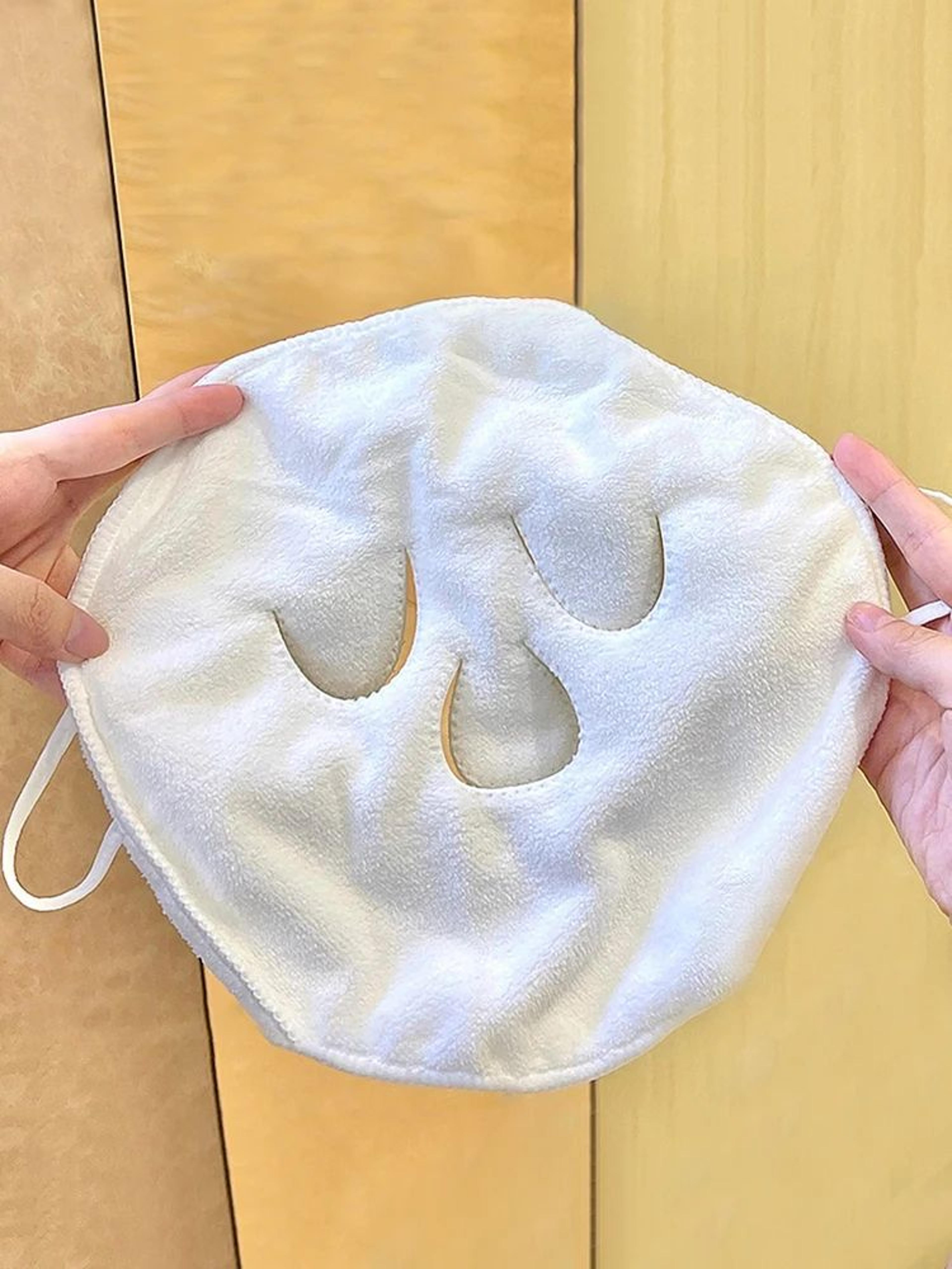 Reusable Hot And Cold Facial Compress Towel With Ear Loops 2