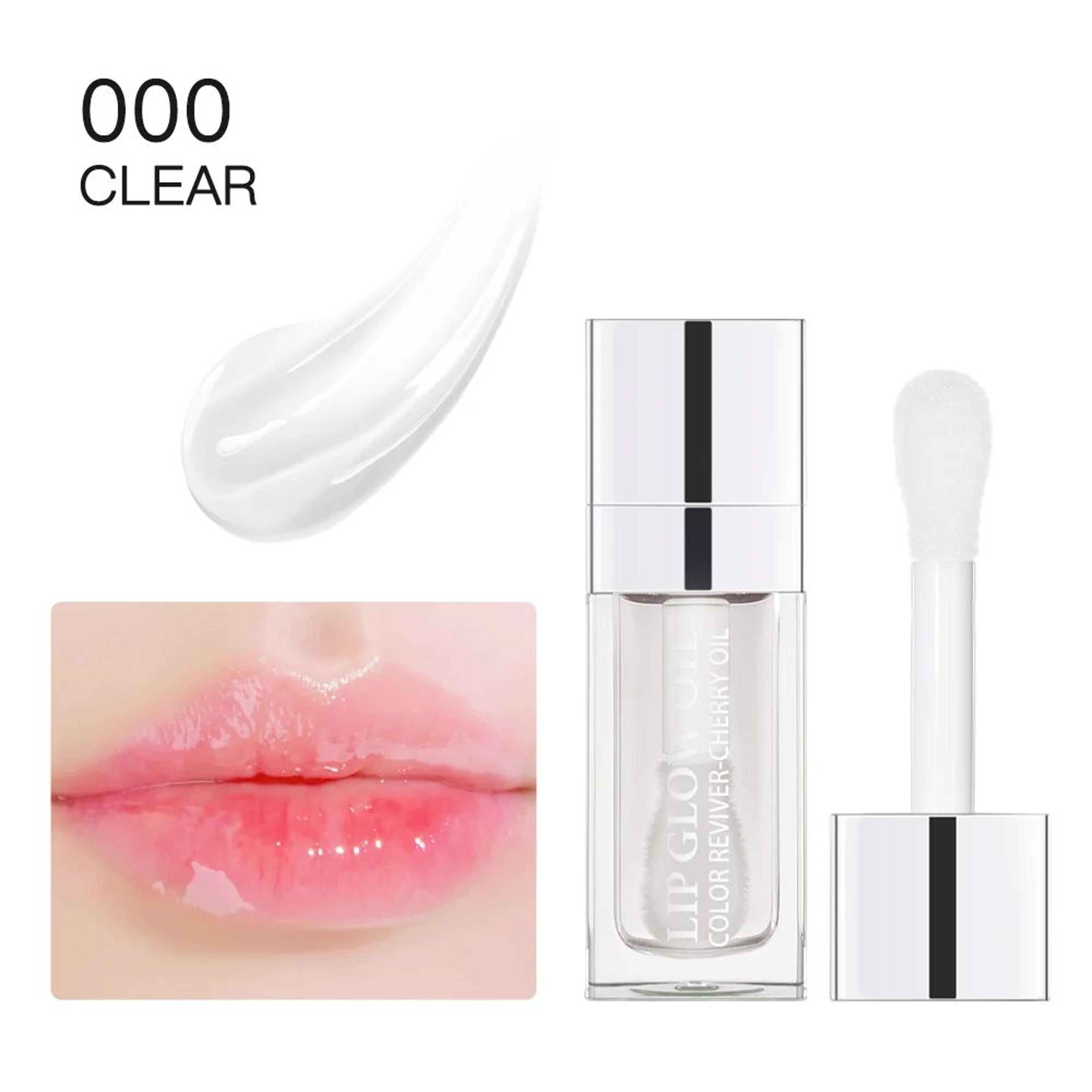 Cherry Seed Hydrating Lip Oil Gloss Plumping Shine Treatment 6ml 8