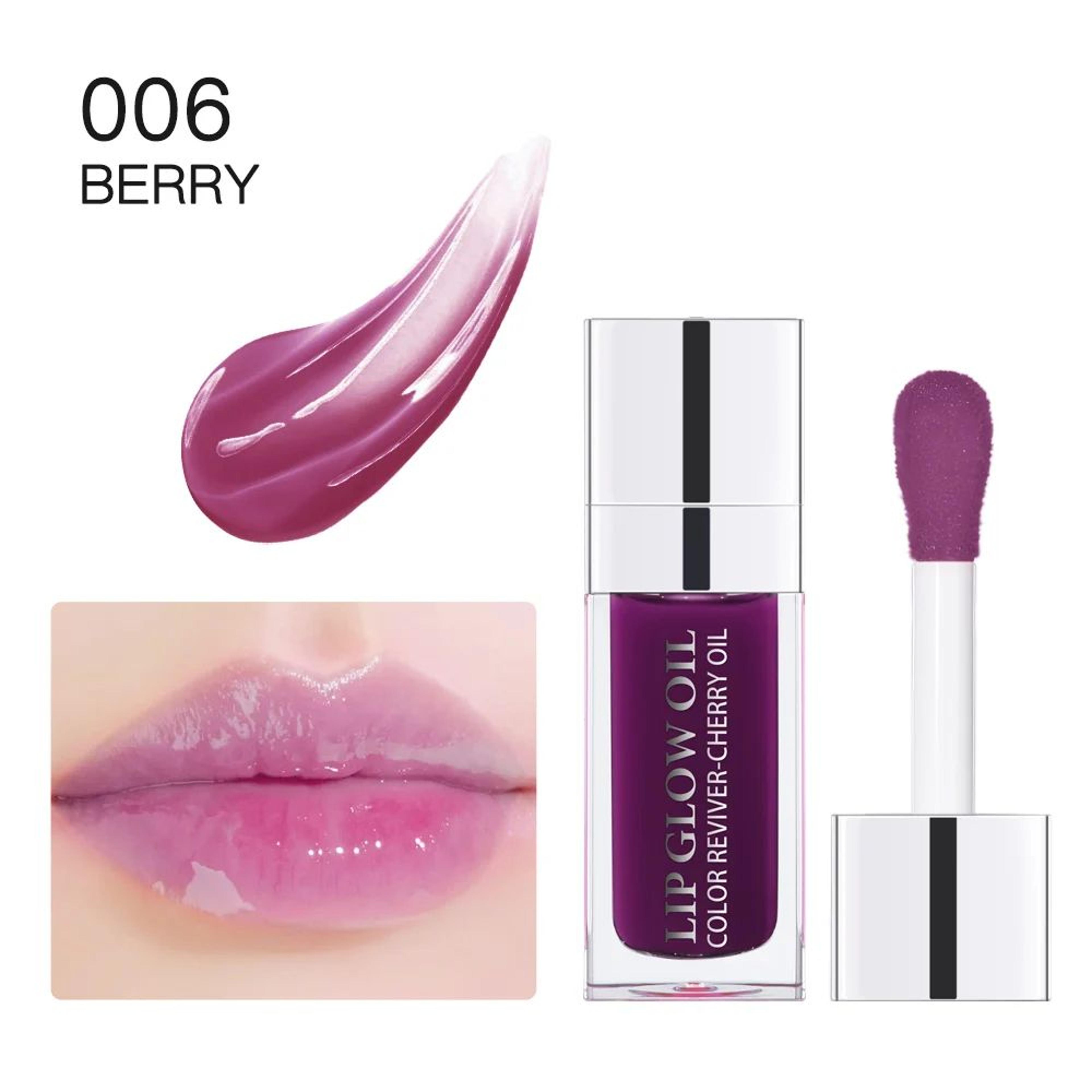 Cherry Seed Hydrating Lip Oil Gloss Plumping Shine Treatment 6ml 11