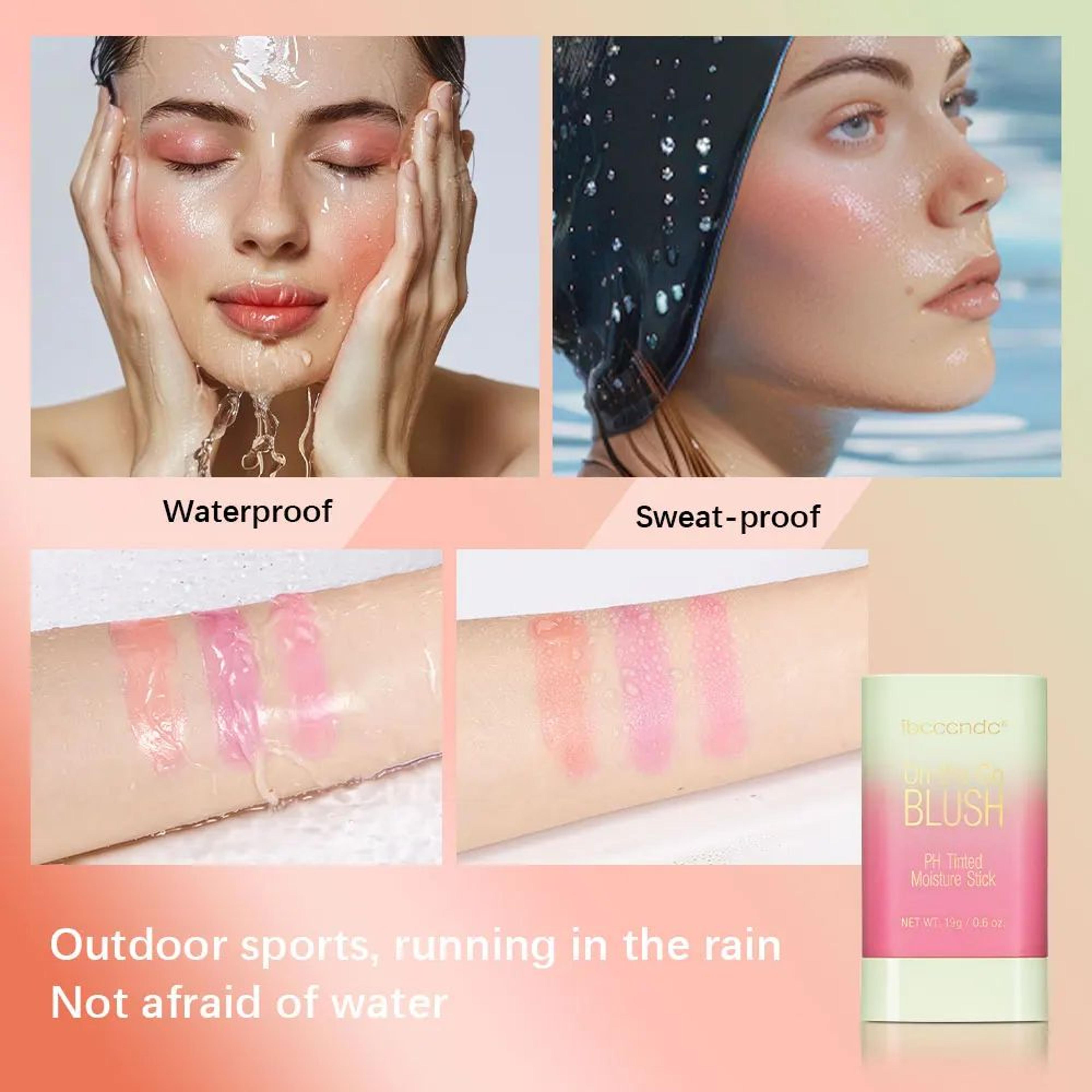 Temperature Changing 3in1 Blush Stick  Lip And Cheek Tint 1