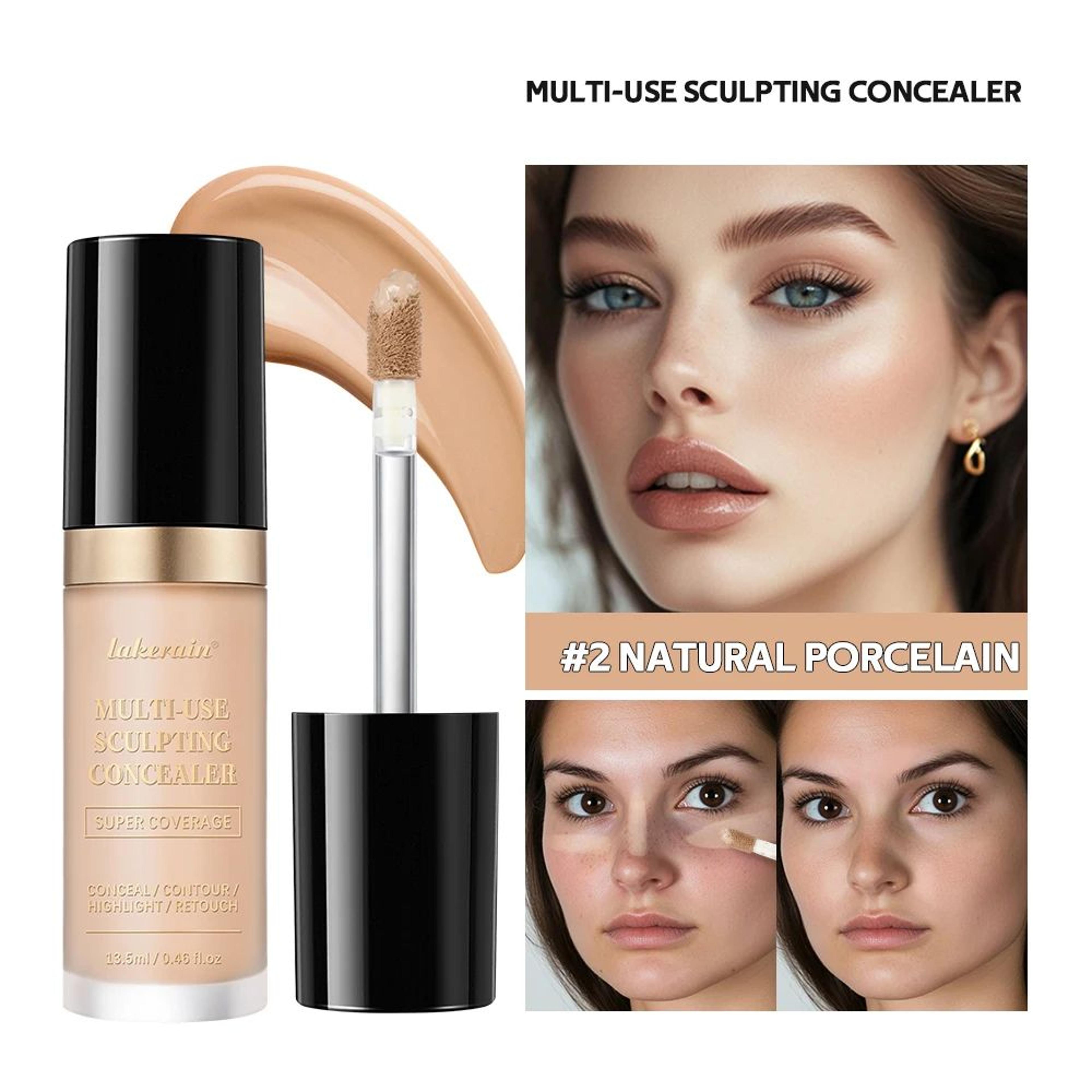 MultiUse Hydrating Full Coverage Concealer For Contour Highlight And Retouch 7