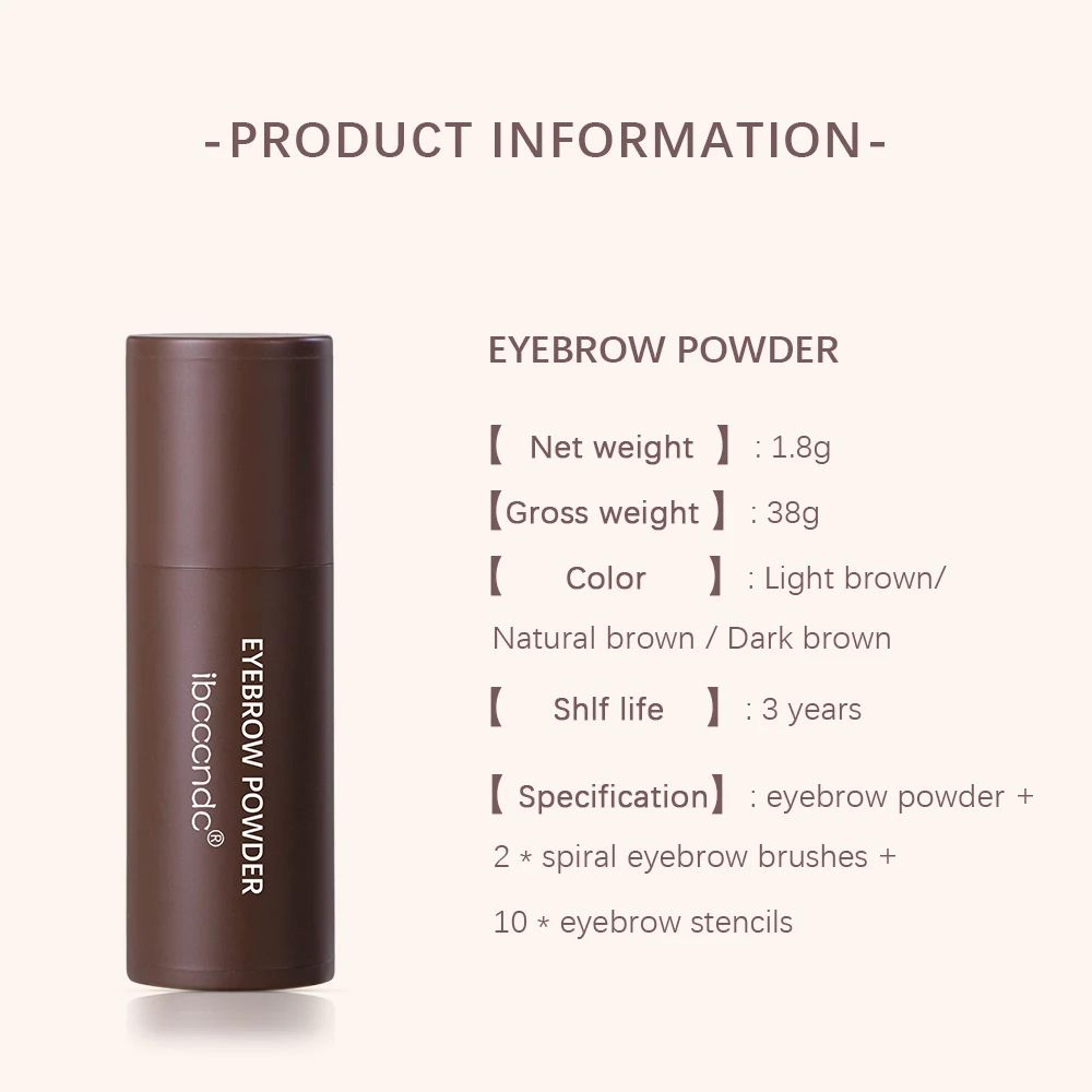 Waterproof Eyebrow Stamp Shaping Kit For Natural Brows And Hairline 2