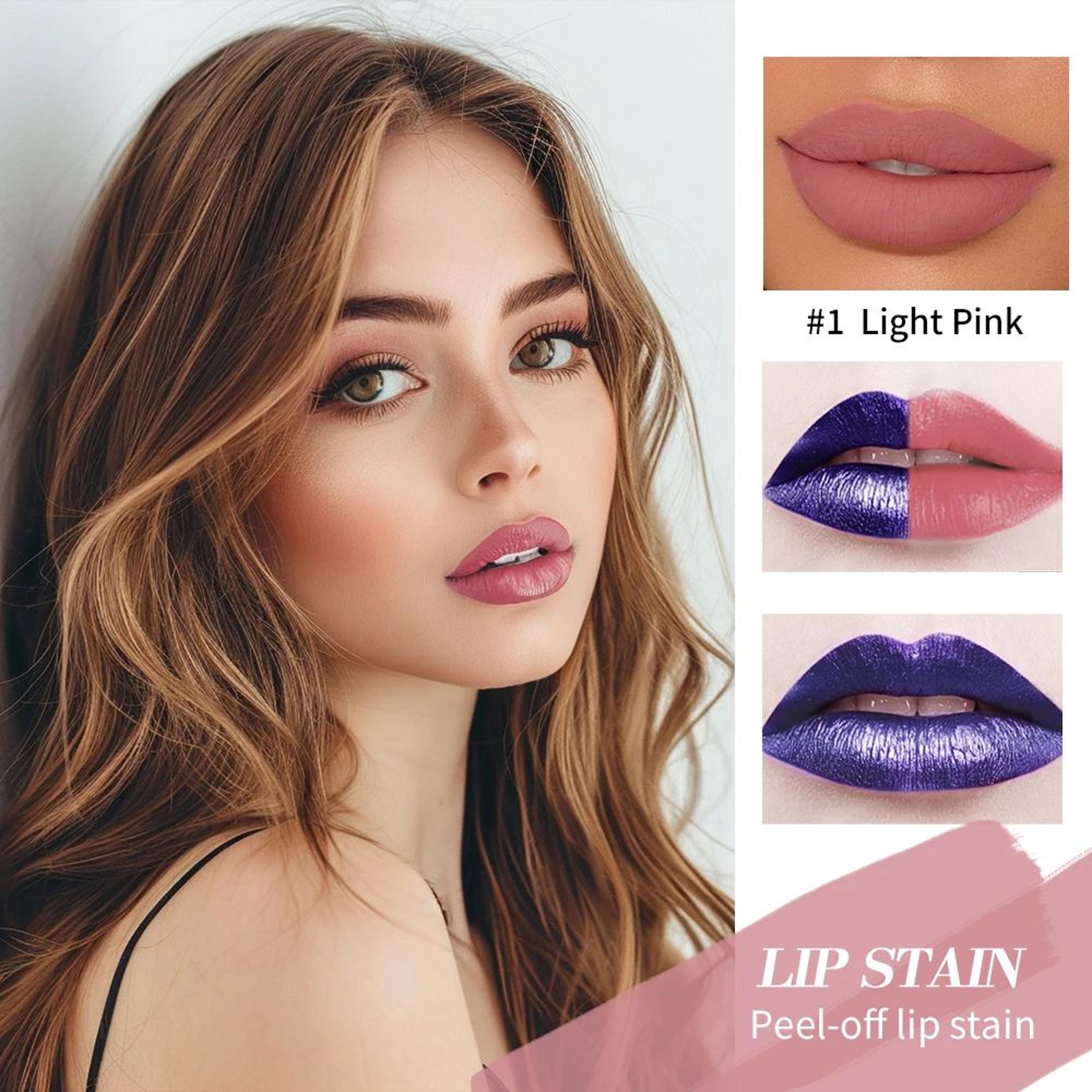 Peel Off Lip Stain Waterproof Transfer Proof Long Lasting Natural Lip Tint 5