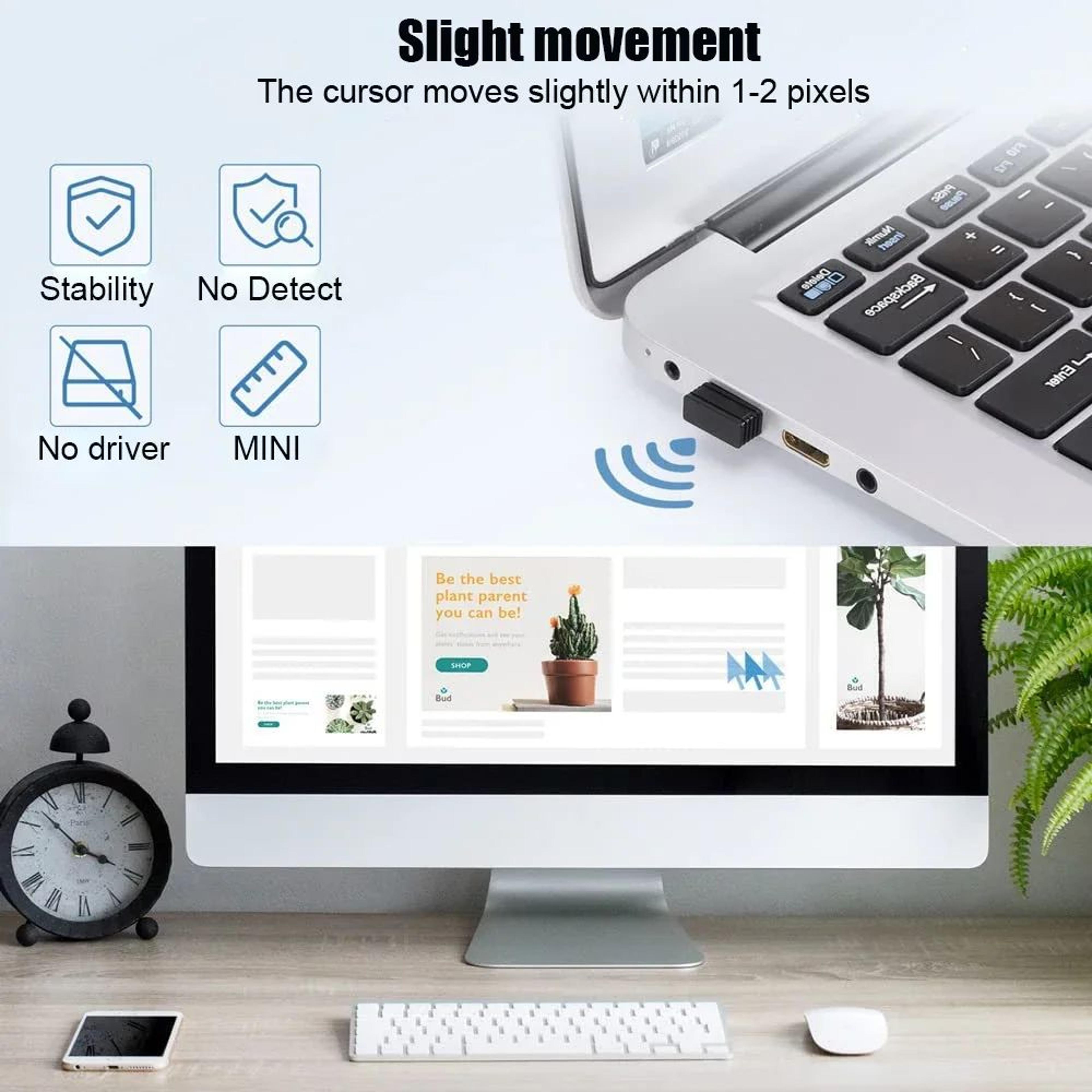 USB Automatic Mouse Jiggler With 3 Movement Modes And On Off Control 4