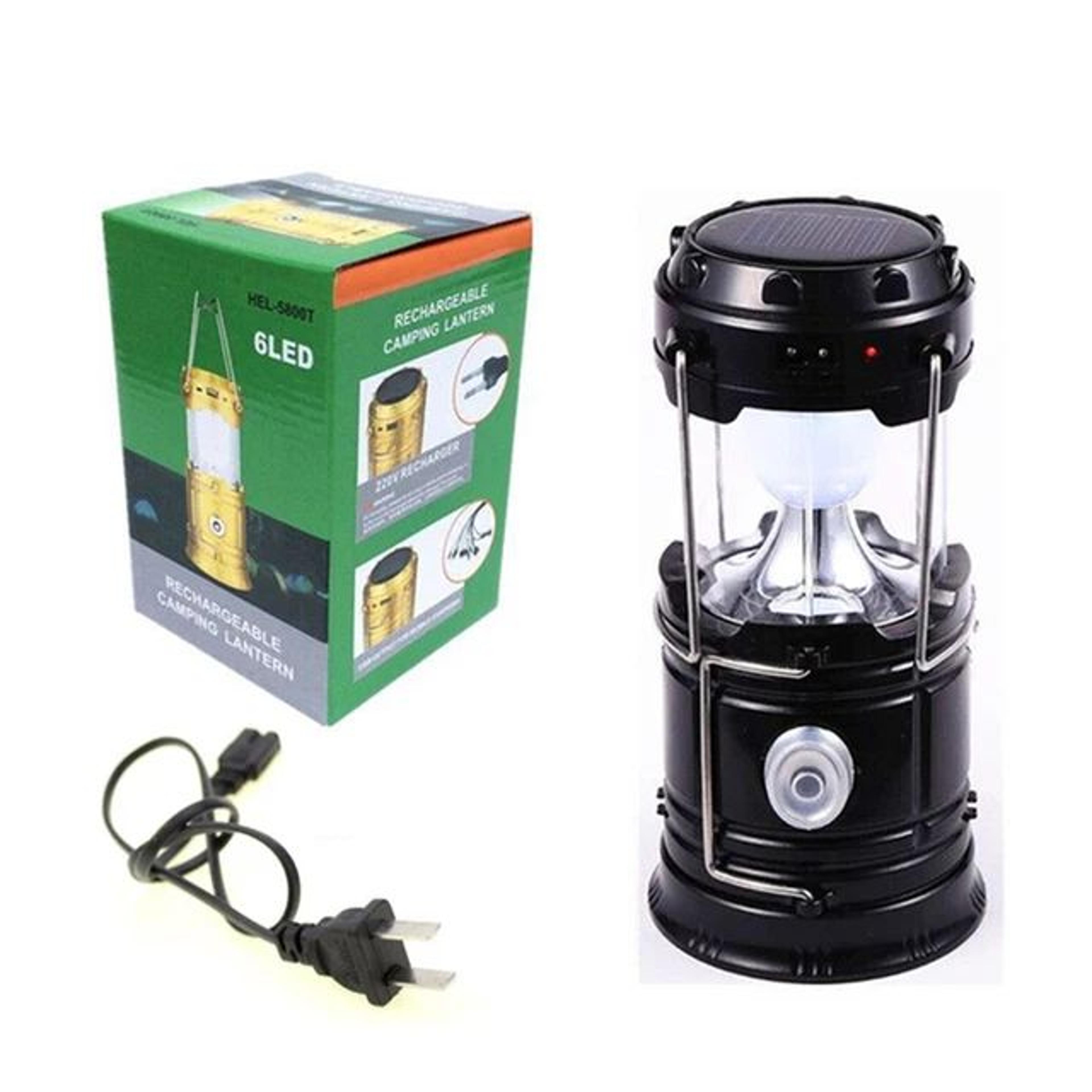 Portable Solar Camping Lantern With USB Rechargeable LED Light 6